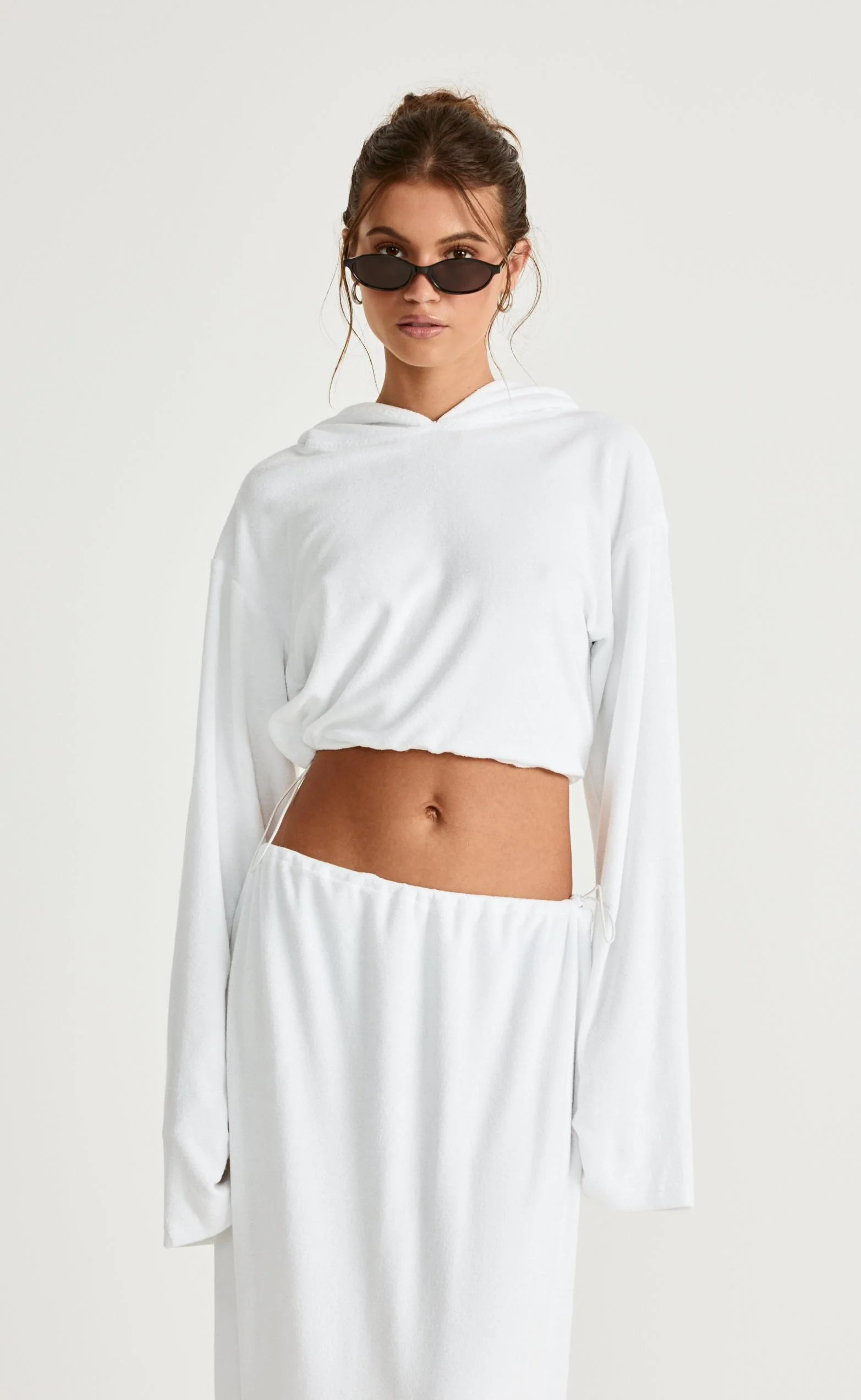 Odette Maxi Skirt (Off White) - Image 8