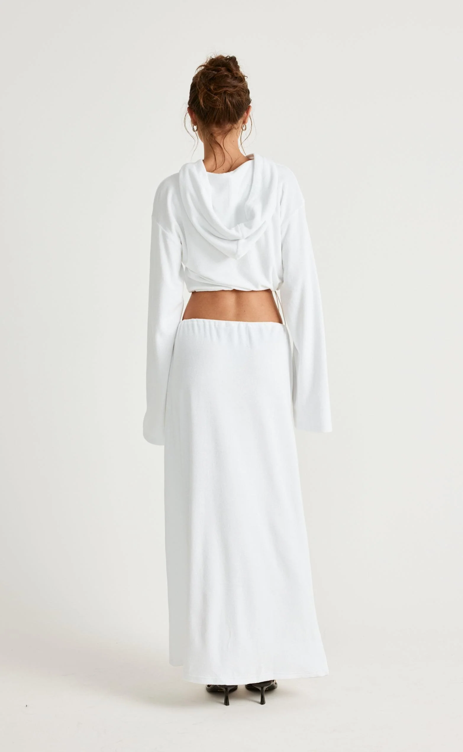 Odette Maxi Skirt (Off White) - Image 9