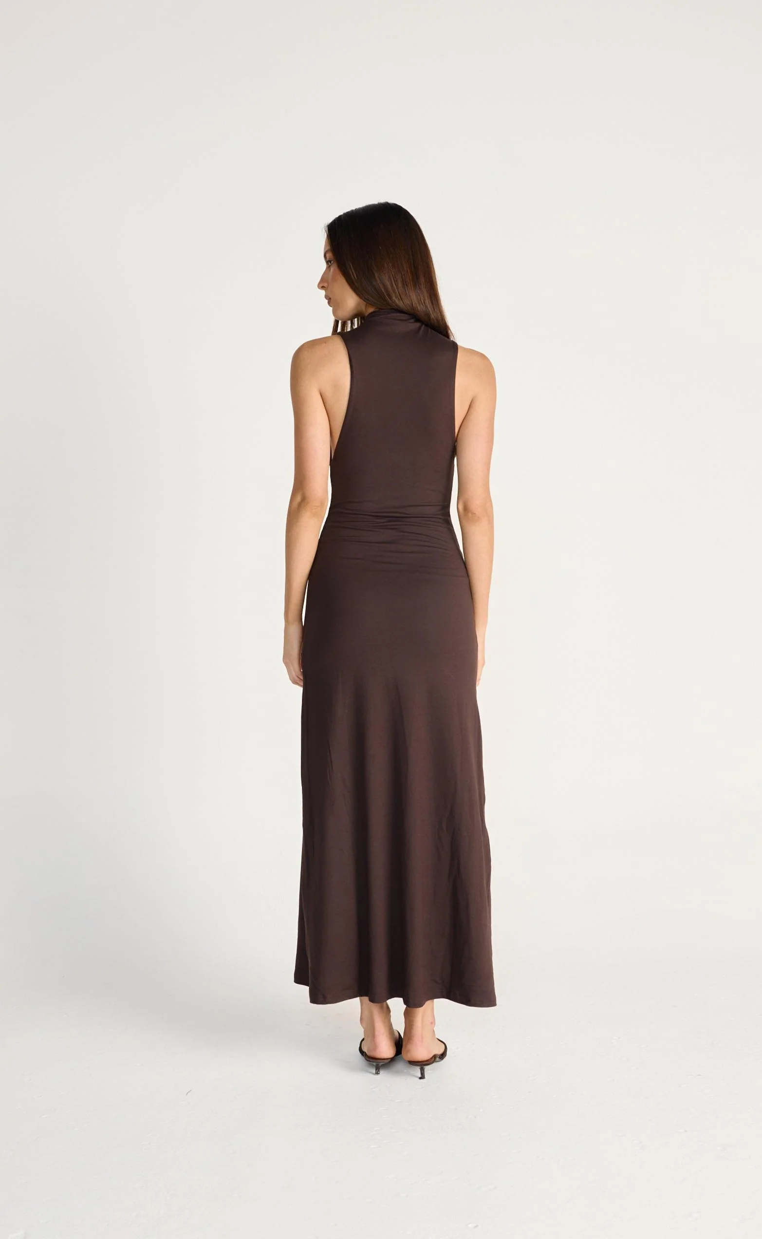 Oren Maxi Dress (Chocolate) - Image 4