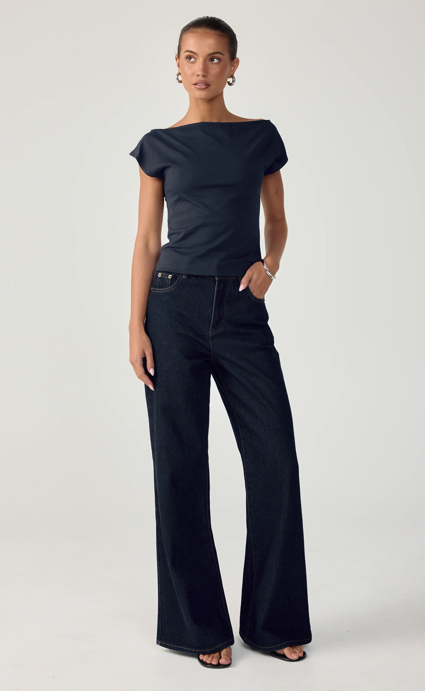 Oslo Top (Navy) - Image 2