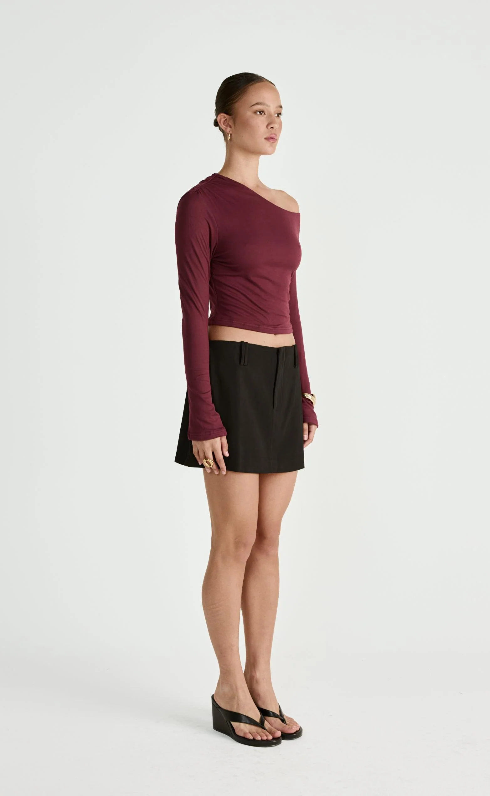 Ozias Long Sleeve Top (Plum) - Image 6