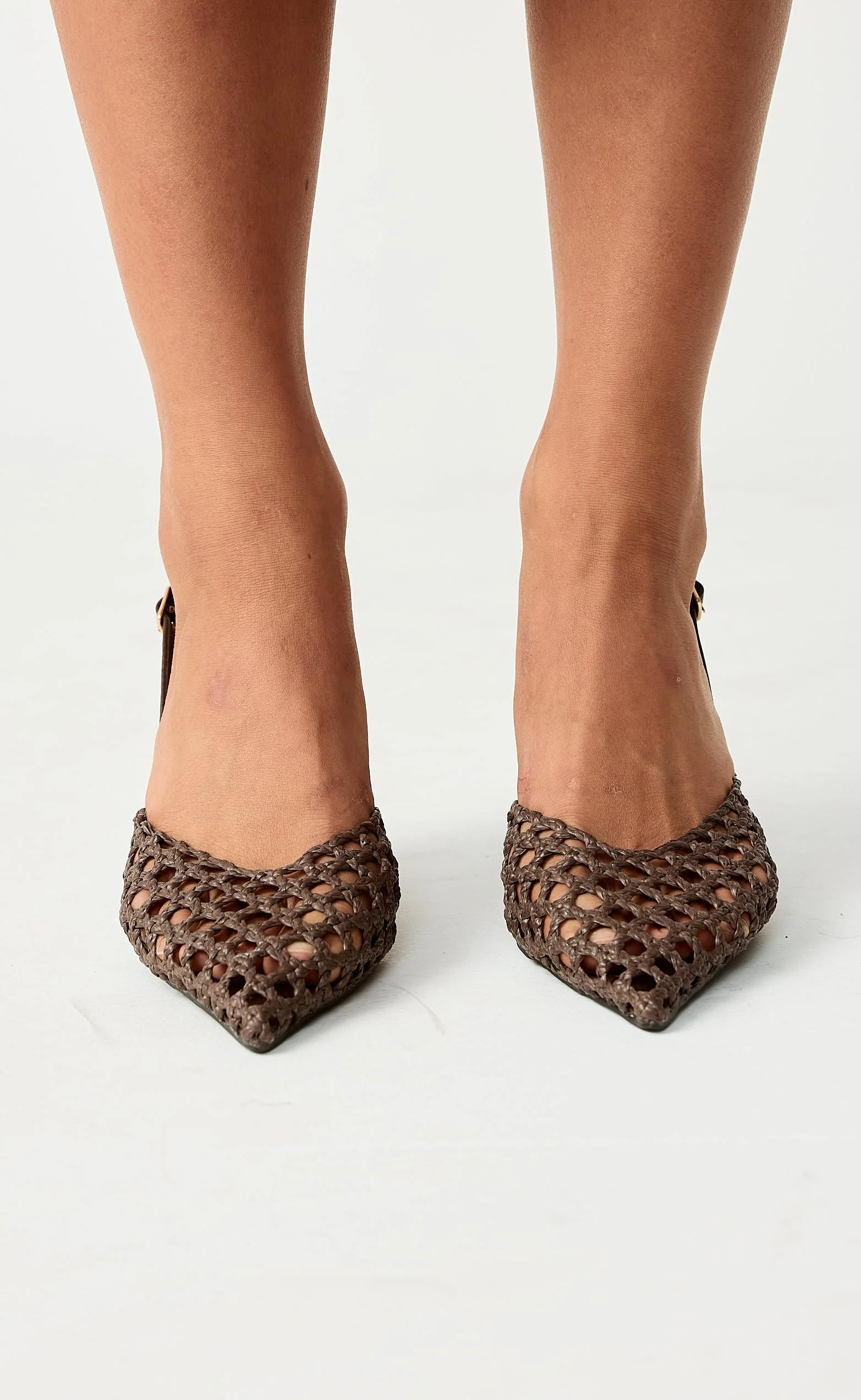 Pava Heels (Chocolate Raffia) - By Billini - Image 2