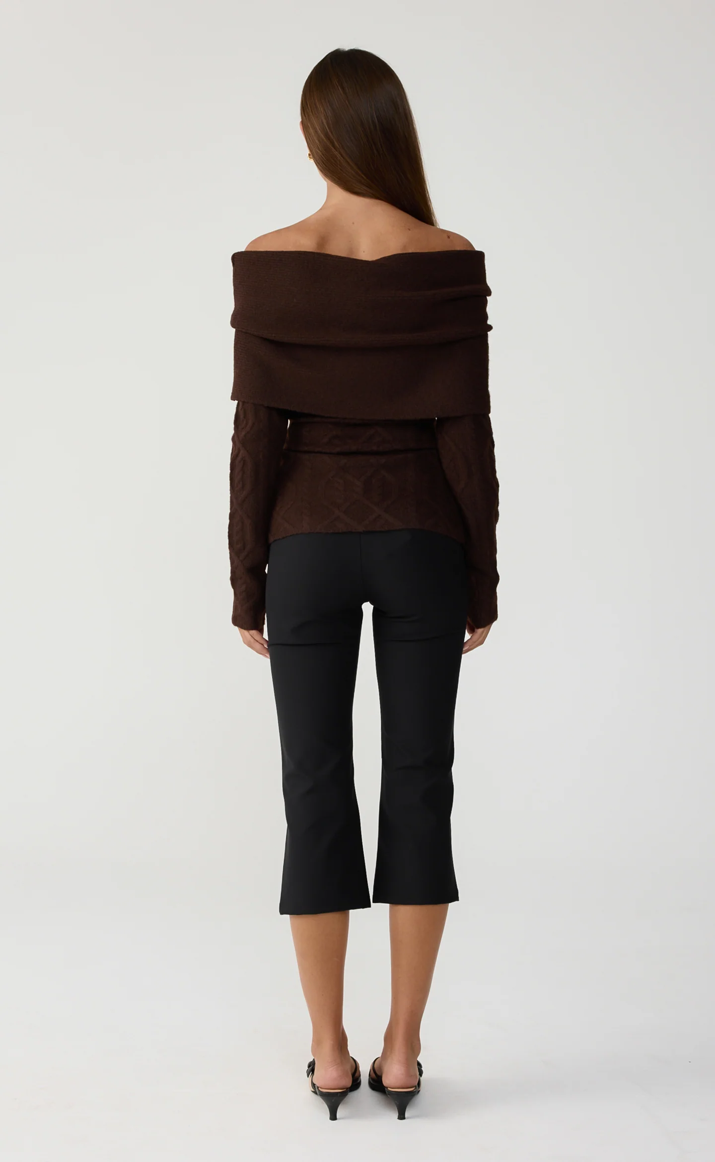 Pavati Long Sleeve Top (Chocolate Marle) - Image 3