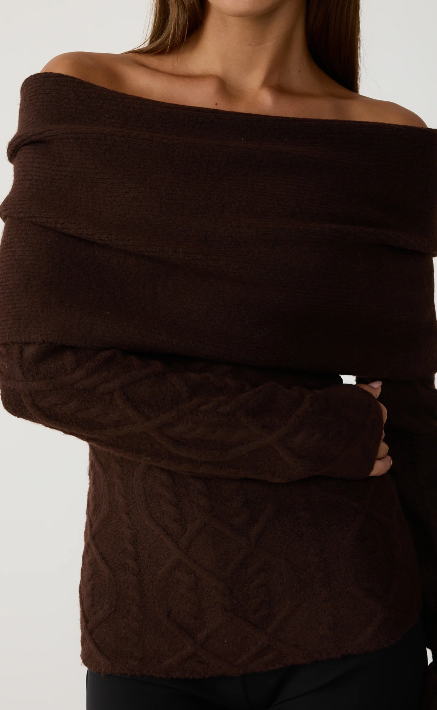 Pavati Long Sleeve Top (Chocolate Marle) - Image 6