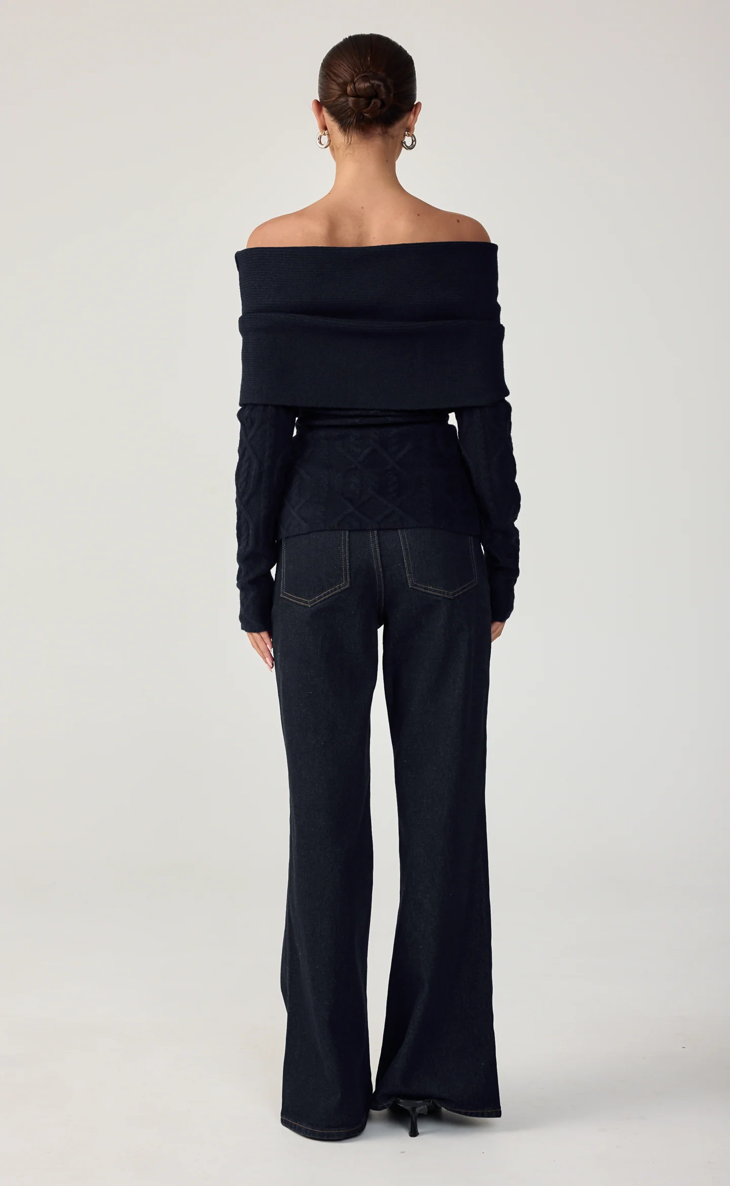 Pavati Long Sleeve Top (Navy) - Image 3
