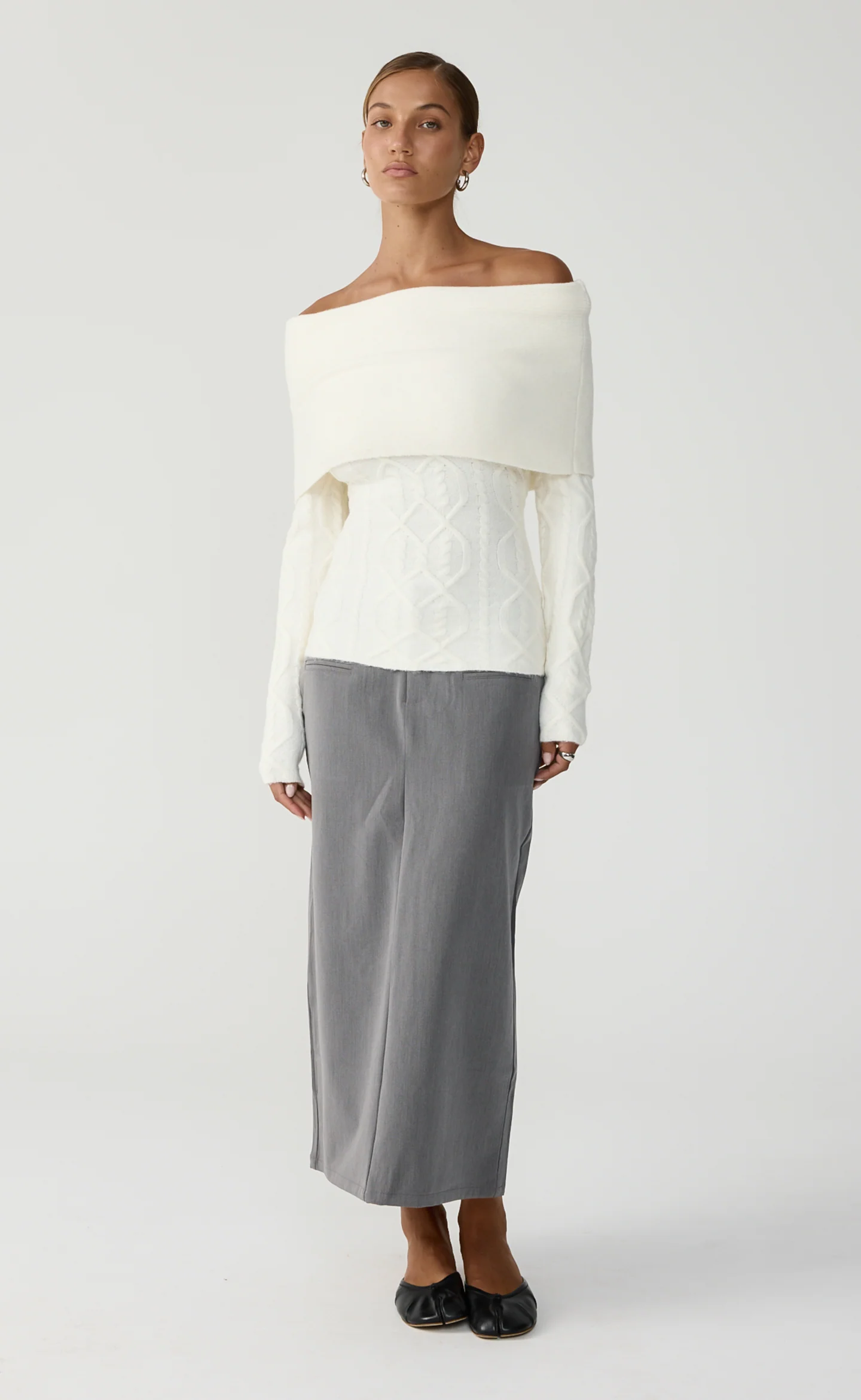 Pavati Long Sleeve Top (Off White) - Image 2