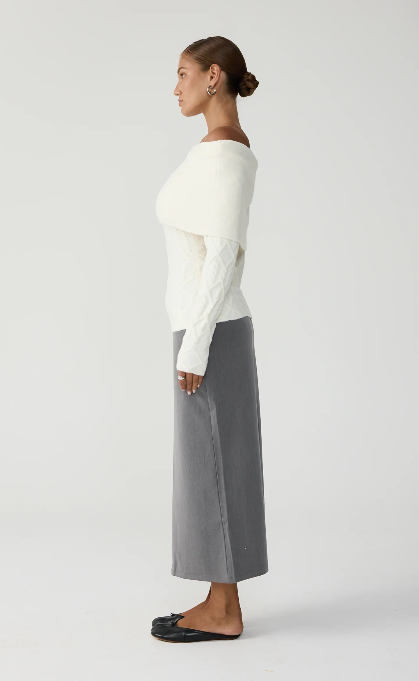 Pavati Long Sleeve Top (Off White) - Image 4