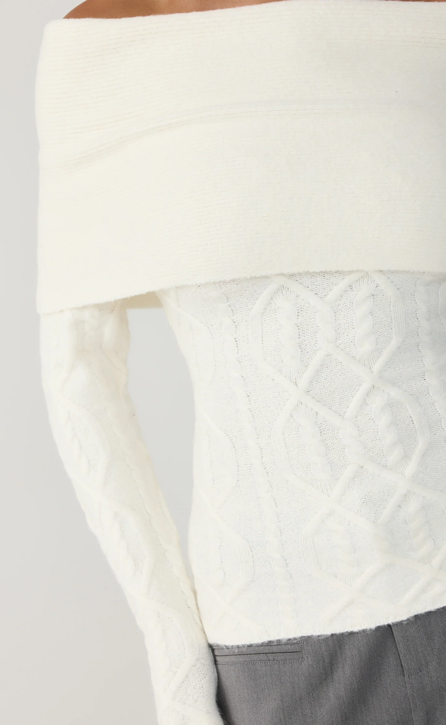 Pavati Long Sleeve Top (Off White) - Image 5