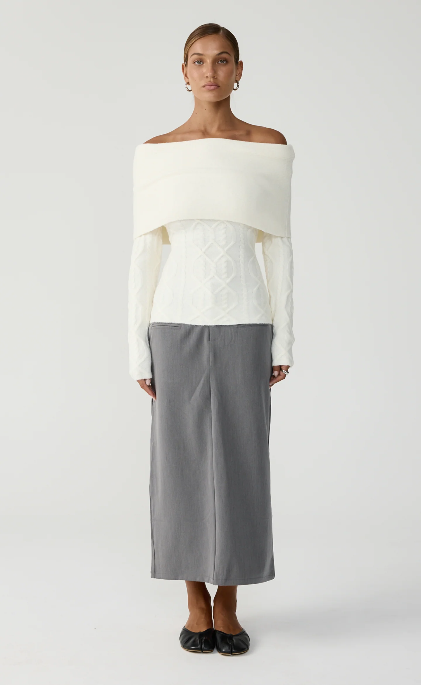 Pavati Long Sleeve Top (Off White) - Image 7