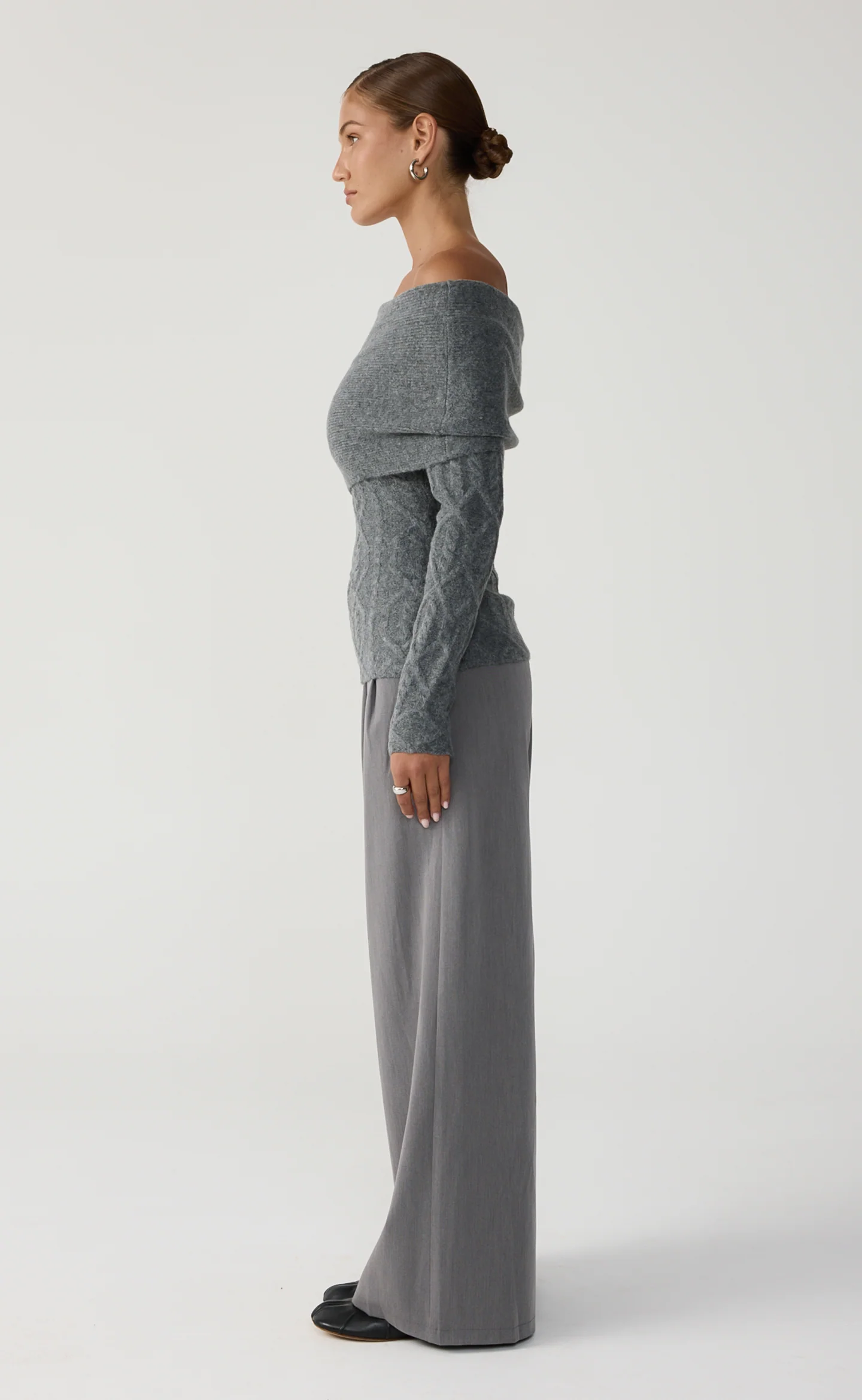 Pavati Long Sleeve Top (Slate Marle) - Image 4