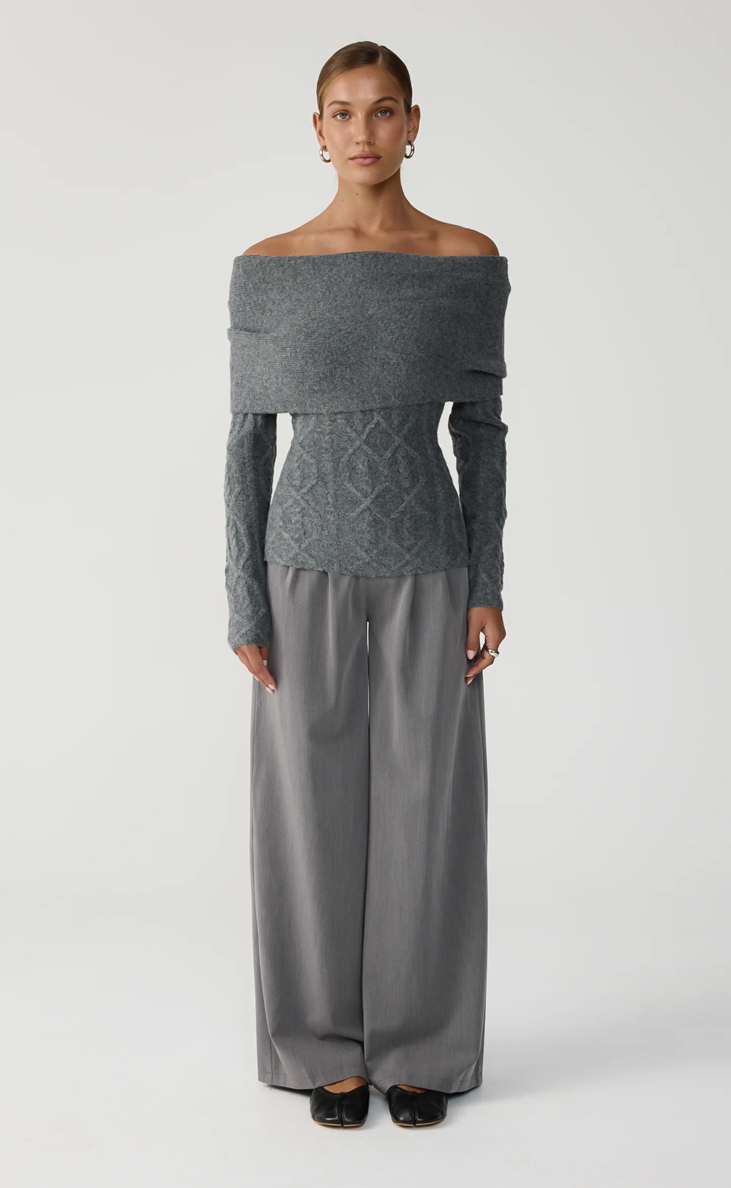 Pavati Long Sleeve Top (Slate Marle) - Image 5