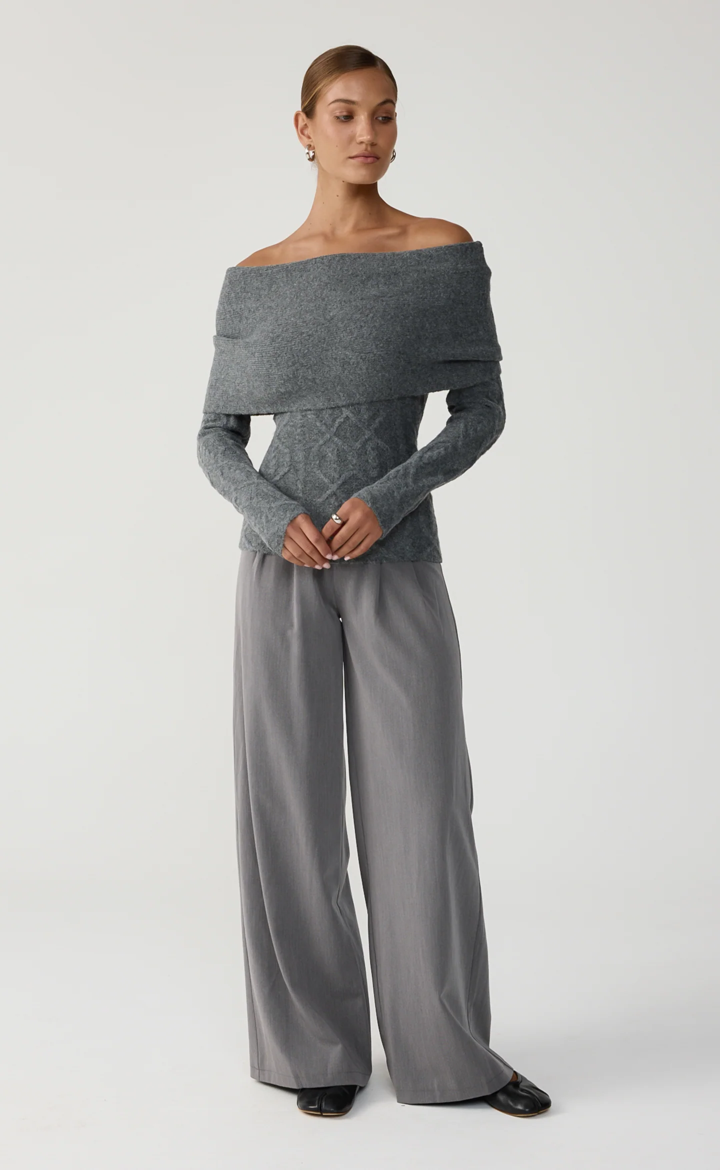 Pavati Long Sleeve Top (Slate Marle) - Image 6