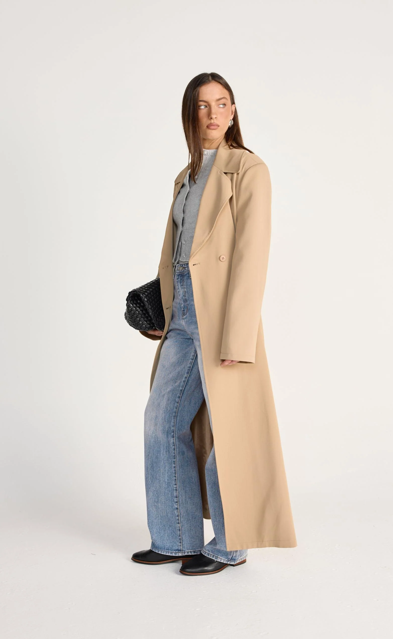Pax Trench Coat (Mushroom) - Image 3