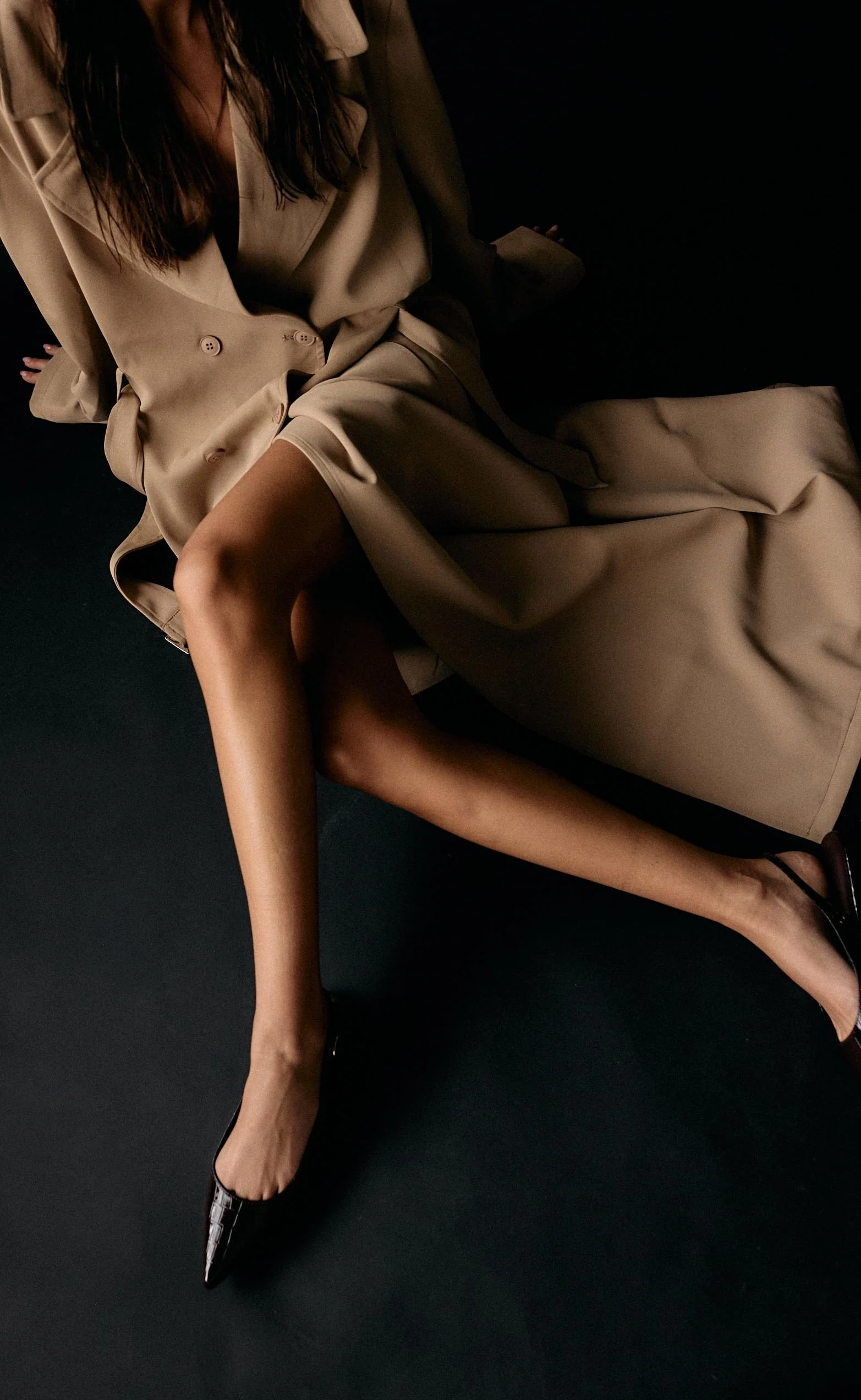 Pax Trench Coat (Mushroom) - Image 4