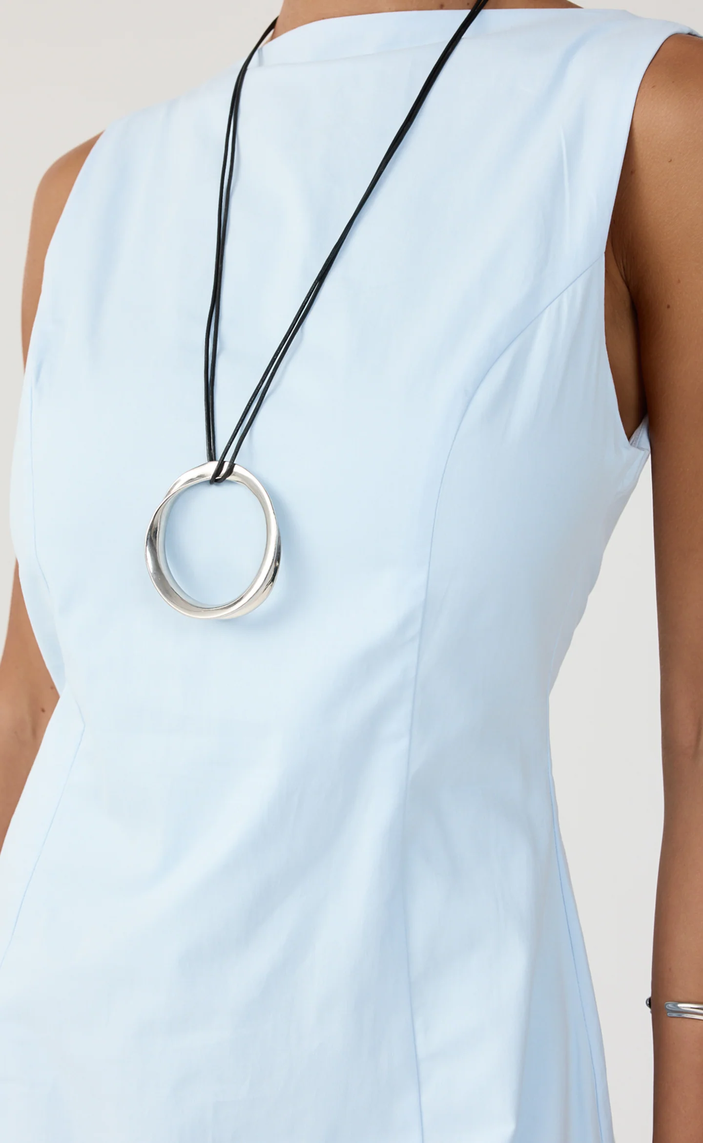 Piers Mini Dress (Sky) - Image 5