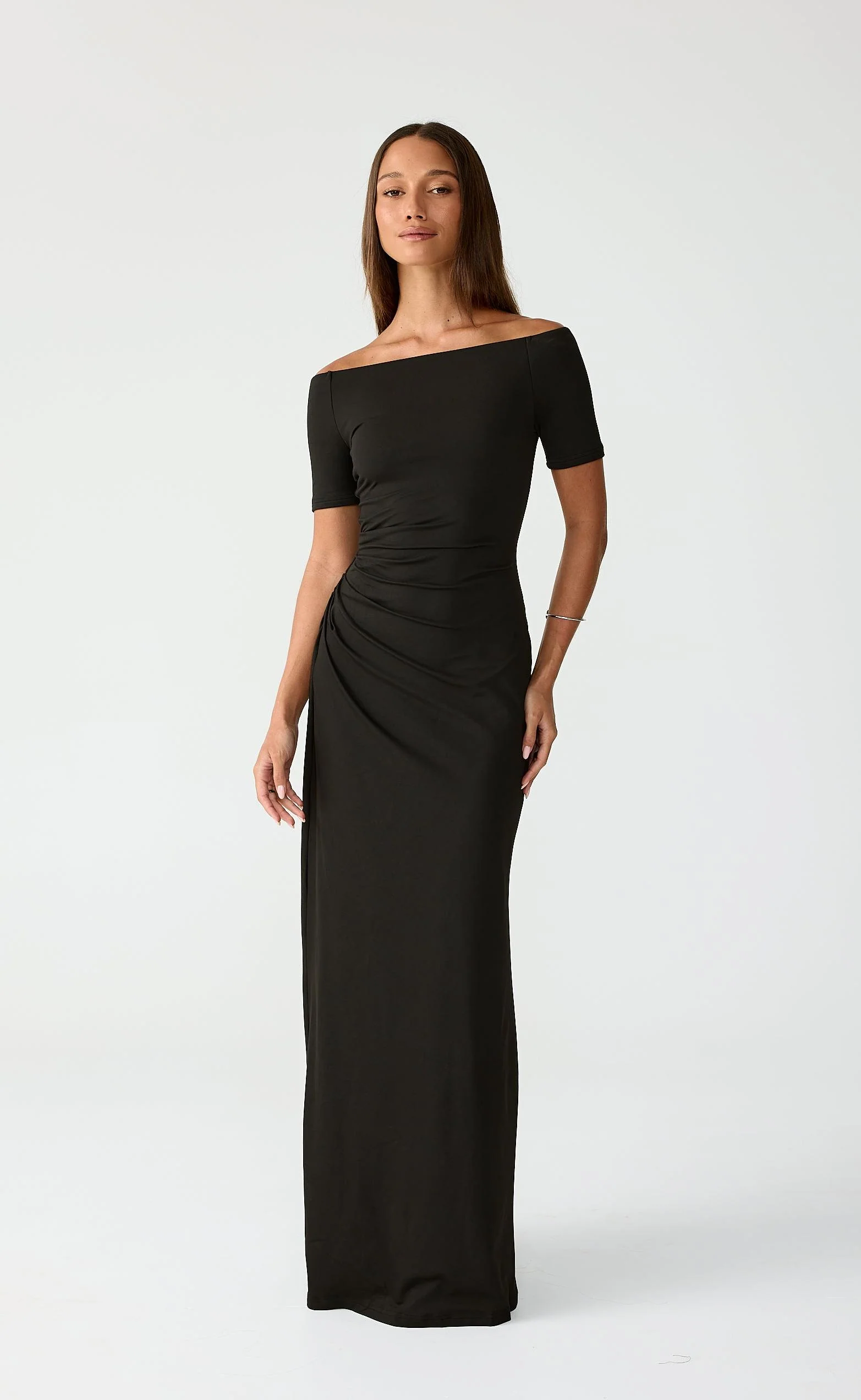 Piper Maxi Dress (Black) - Image 2