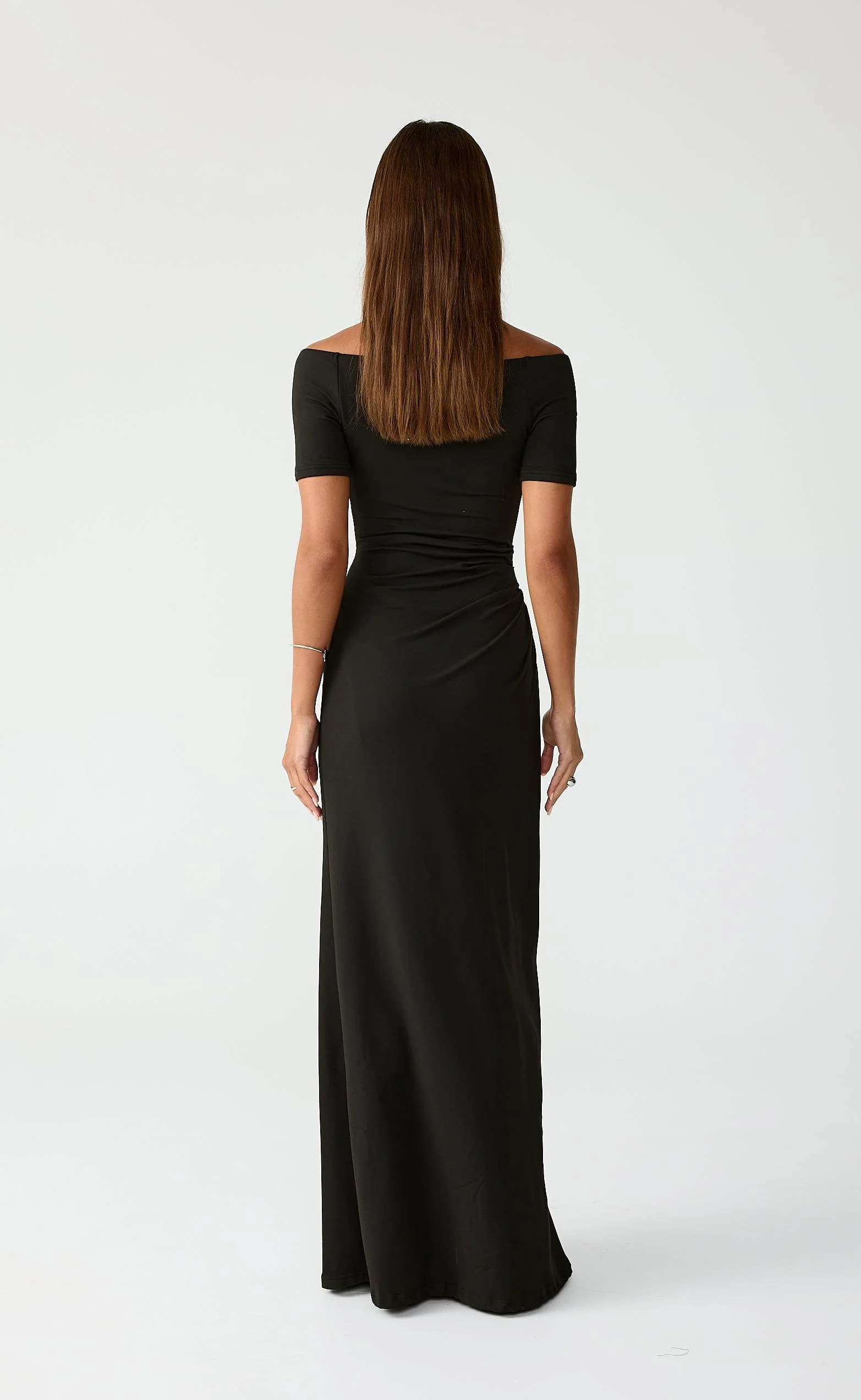 Piper Maxi Dress (Black) - Image 3