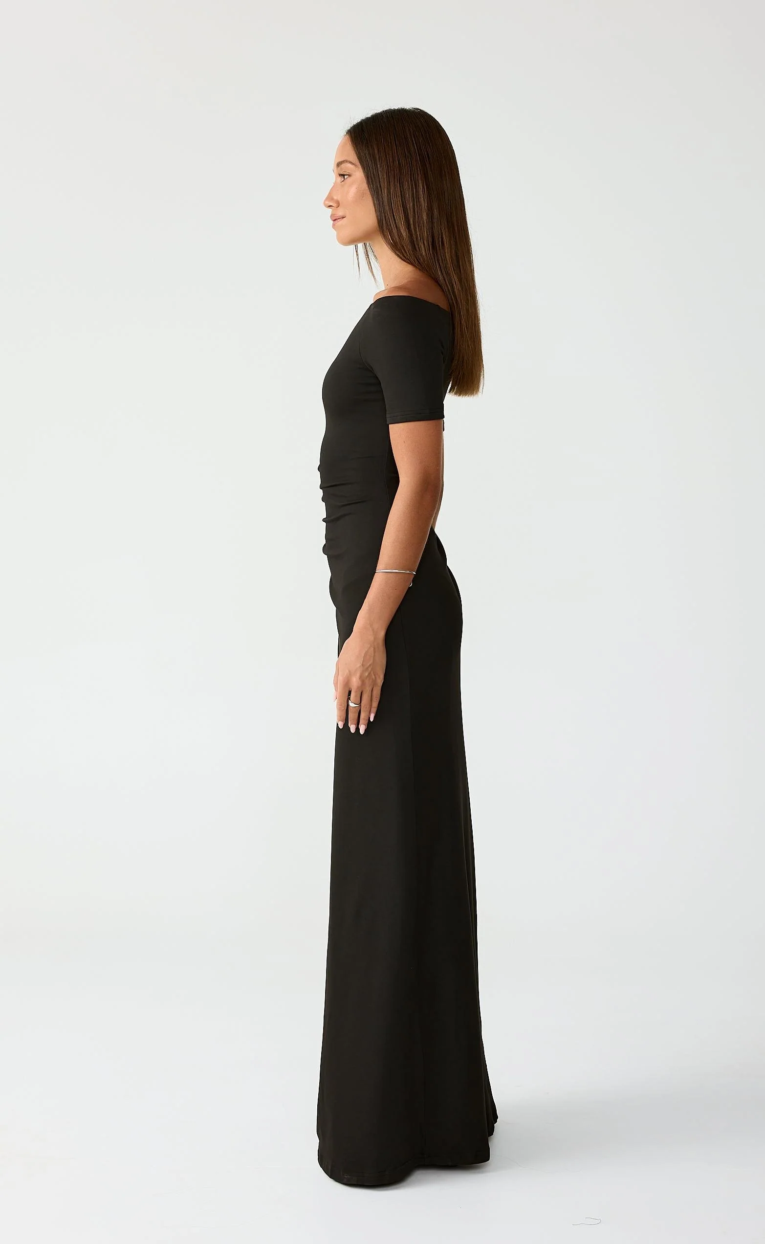 Piper Maxi Dress (Black) - Image 5