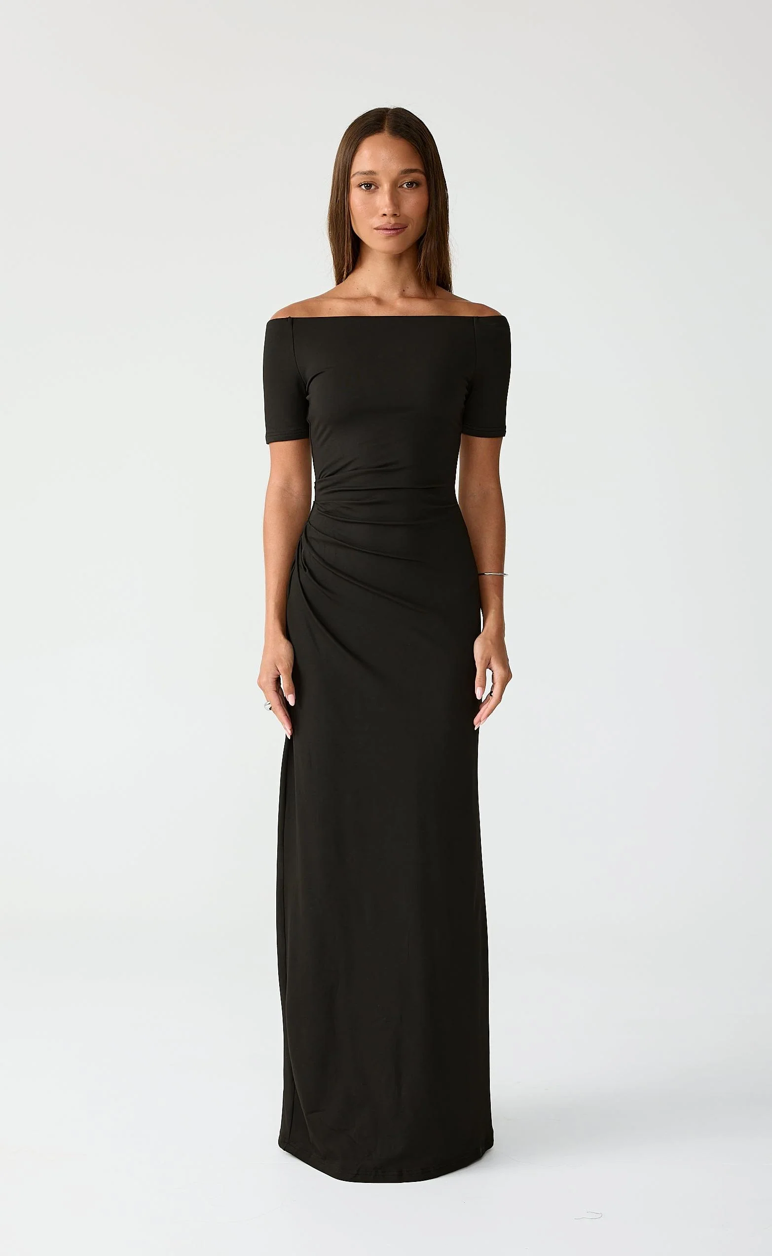 Piper Maxi Dress (Black) - Image 6