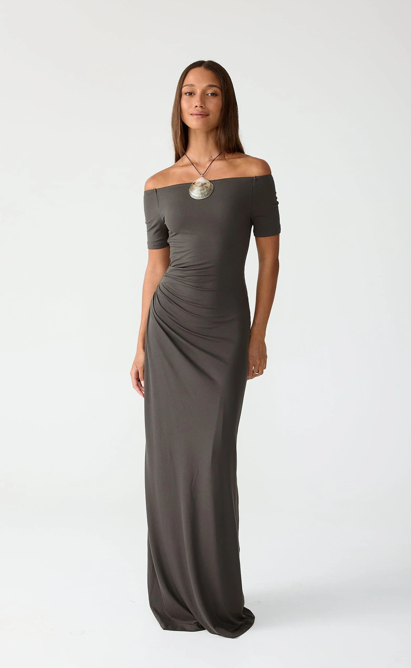 Piper Maxi Dress (Slate) - Image 5