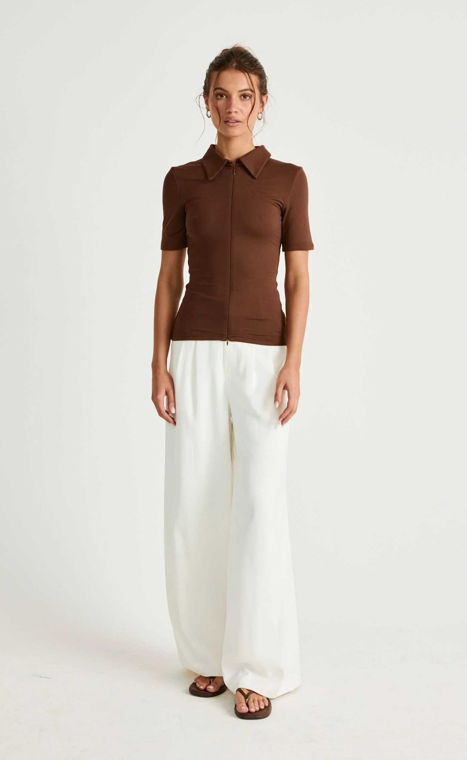 Priscilla Top (Chocolate) - Image 3