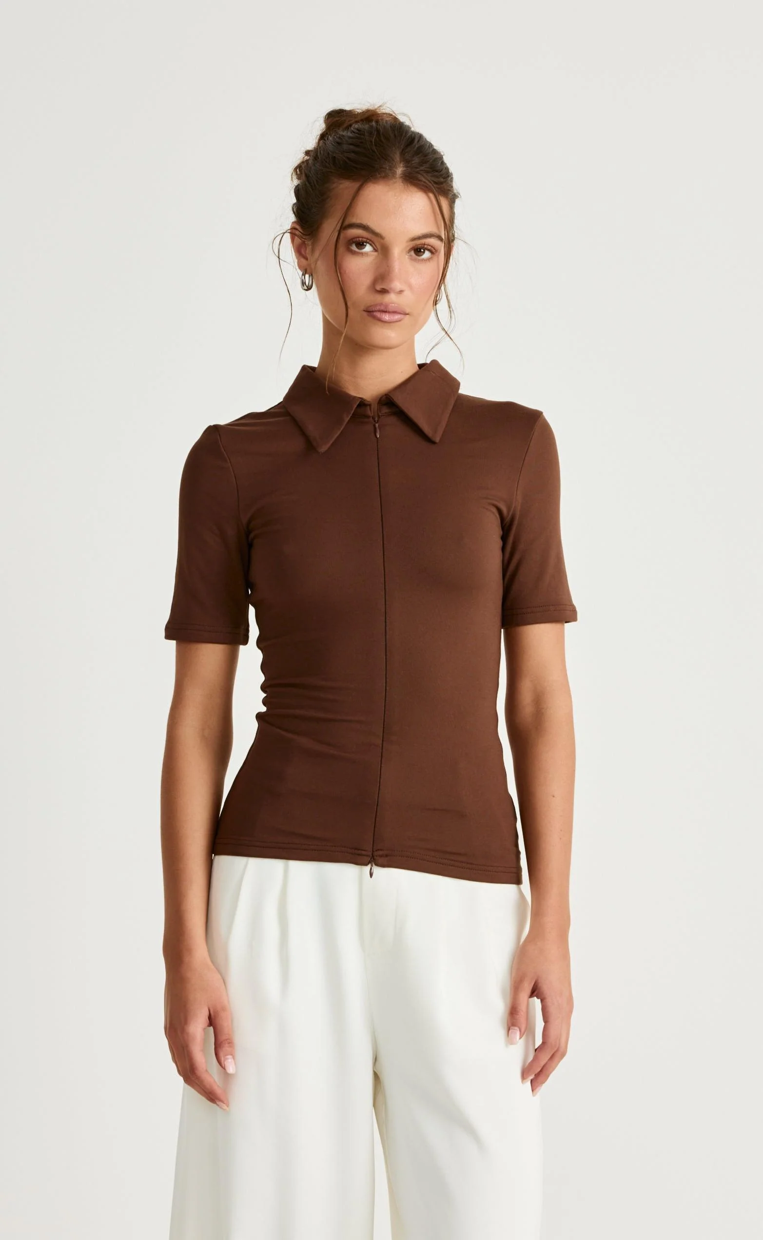 Priscilla Top (Chocolate) - Image 5