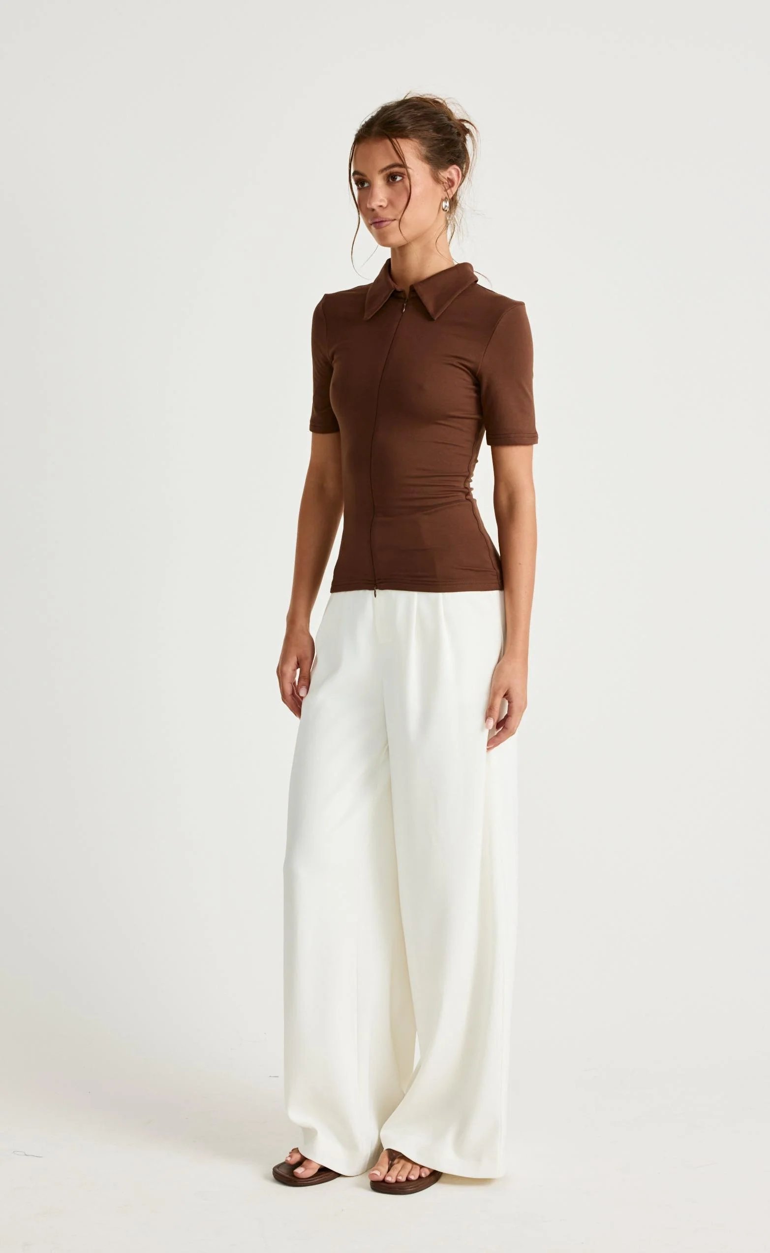 Priscilla Top (Chocolate) - Image 6
