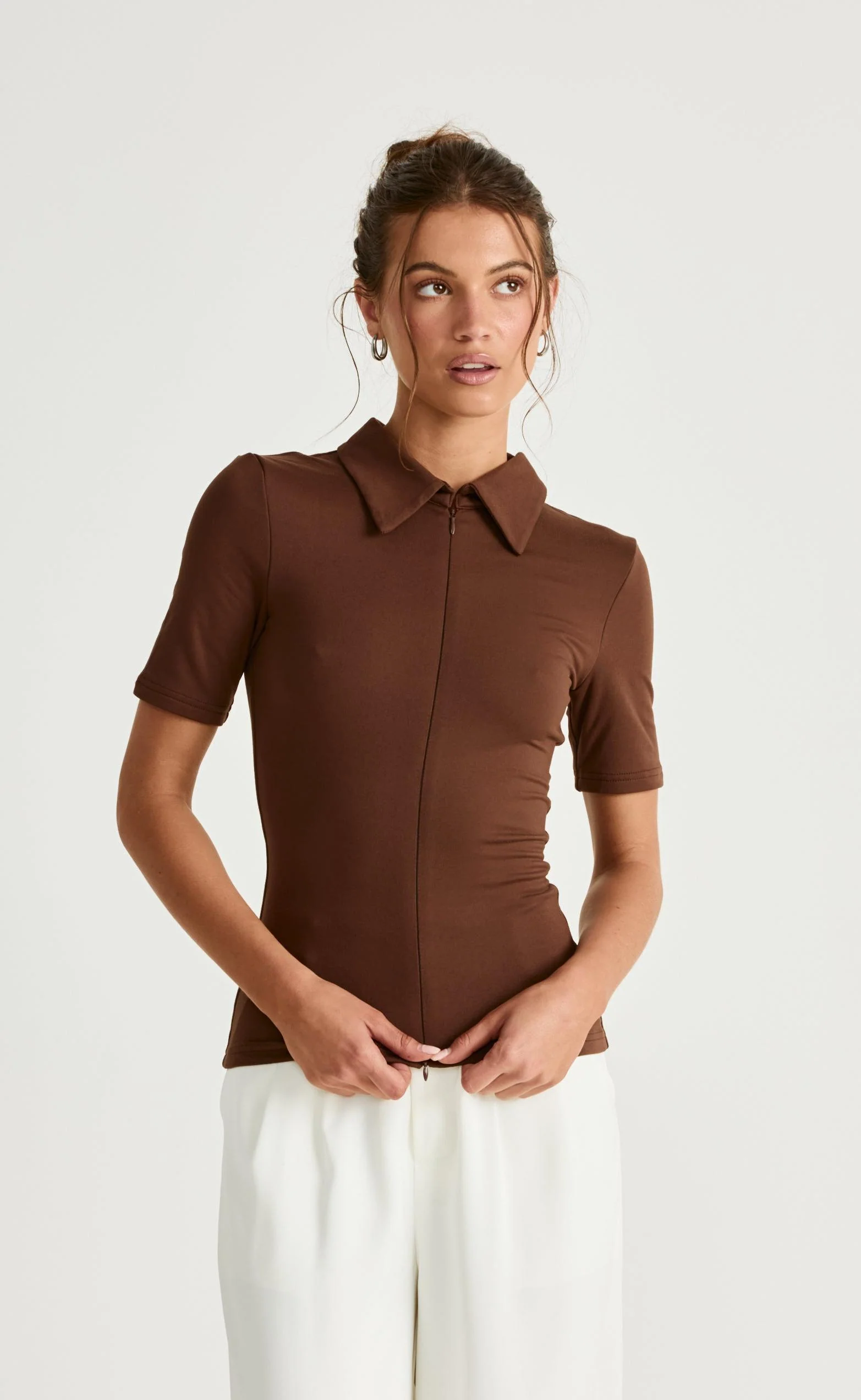 Priscilla Top (Chocolate) - Image 7