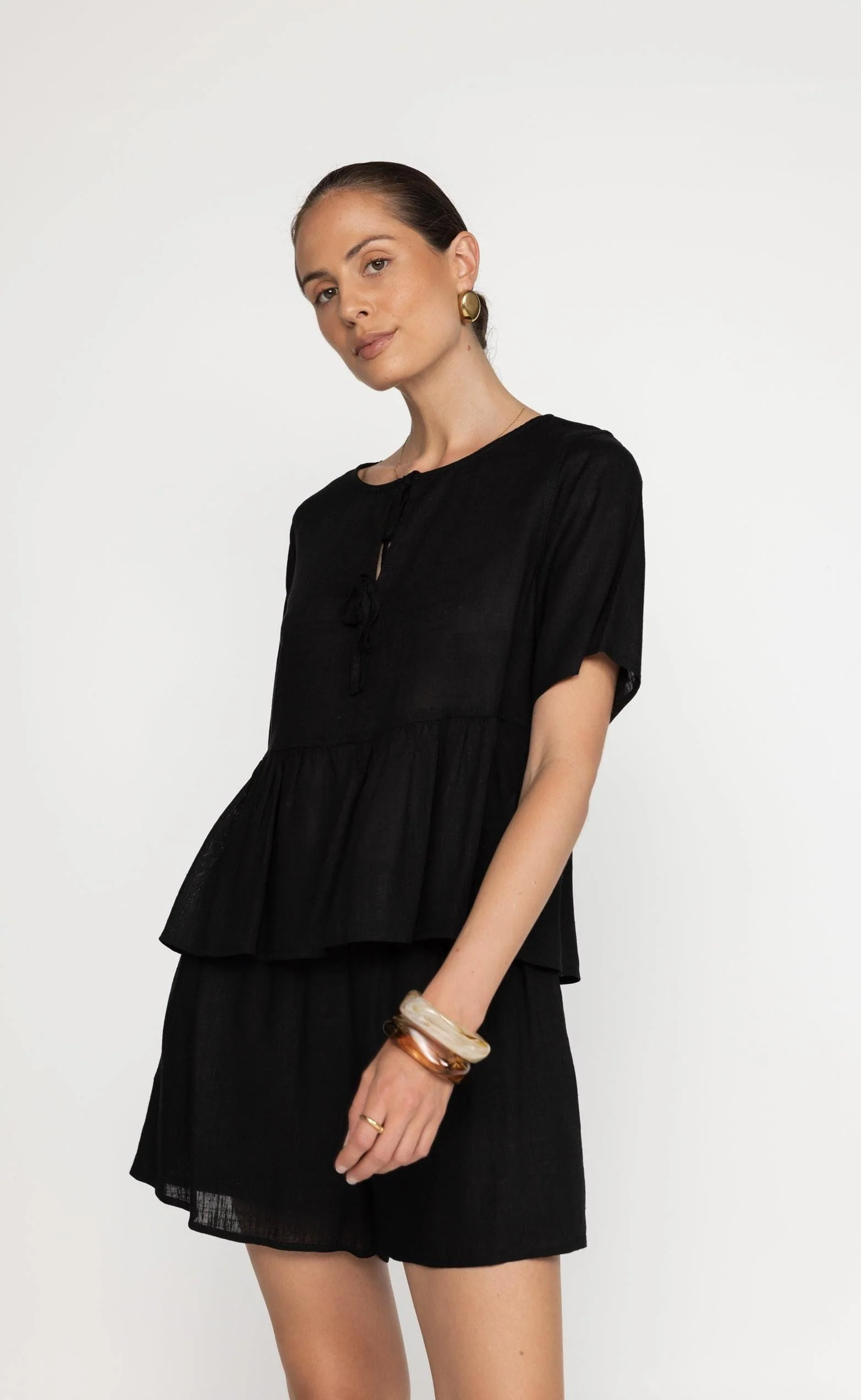 Rachel Shorts (Black) - Image 5