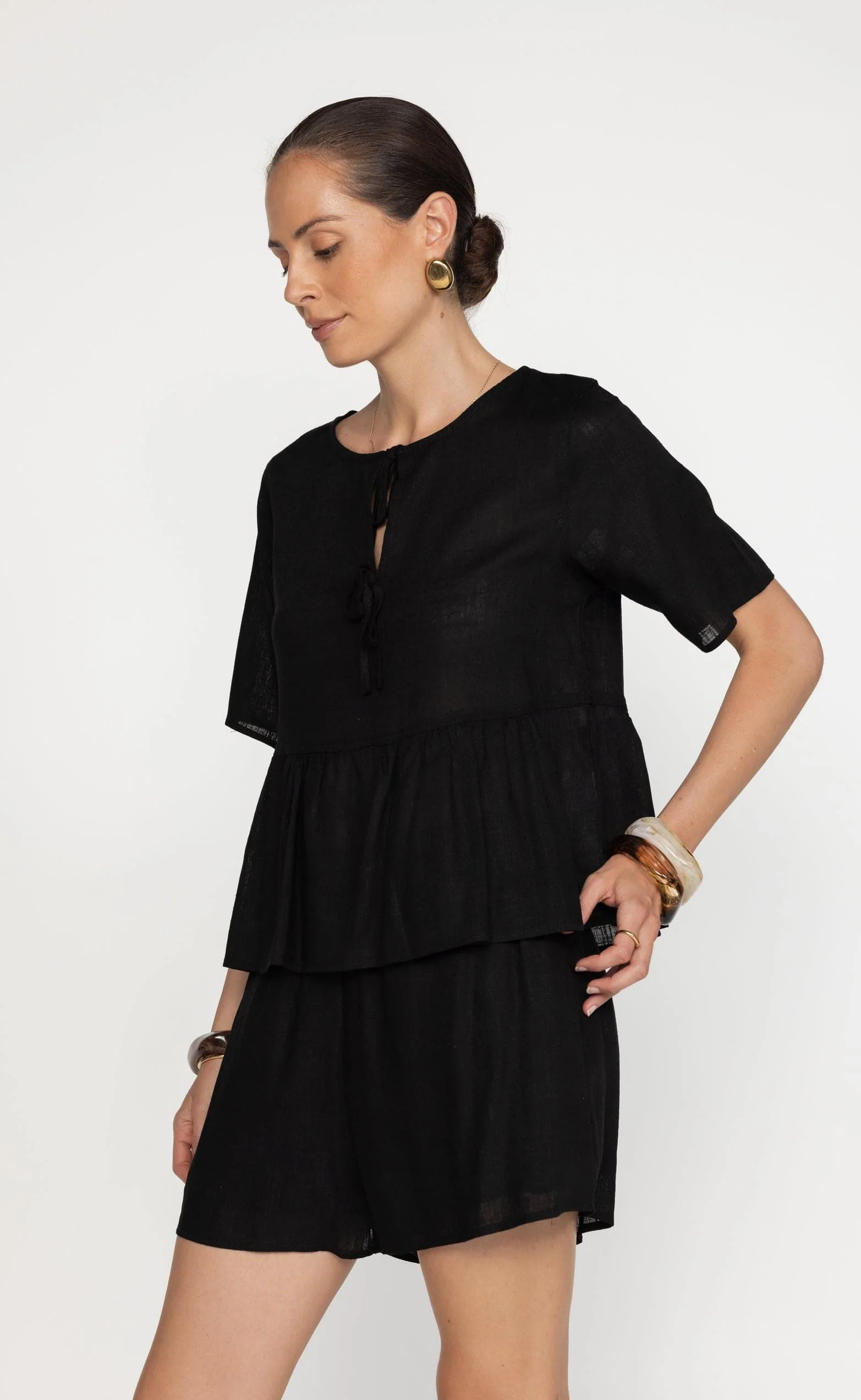 Rachel Shorts (Black) - Image 6