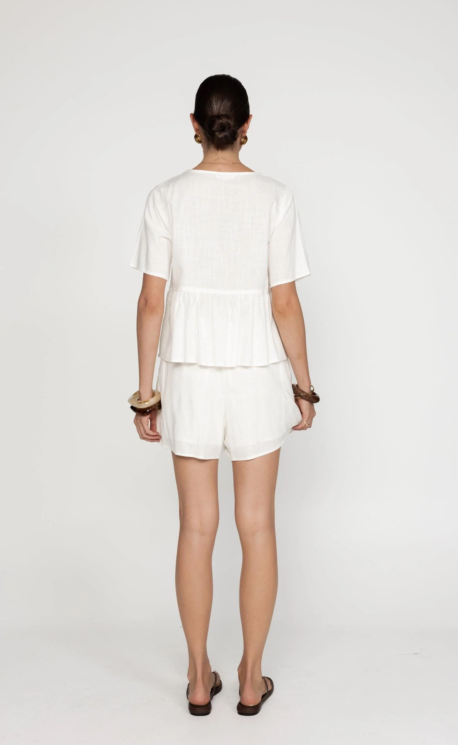 Rachel Shorts (White) - Image 5