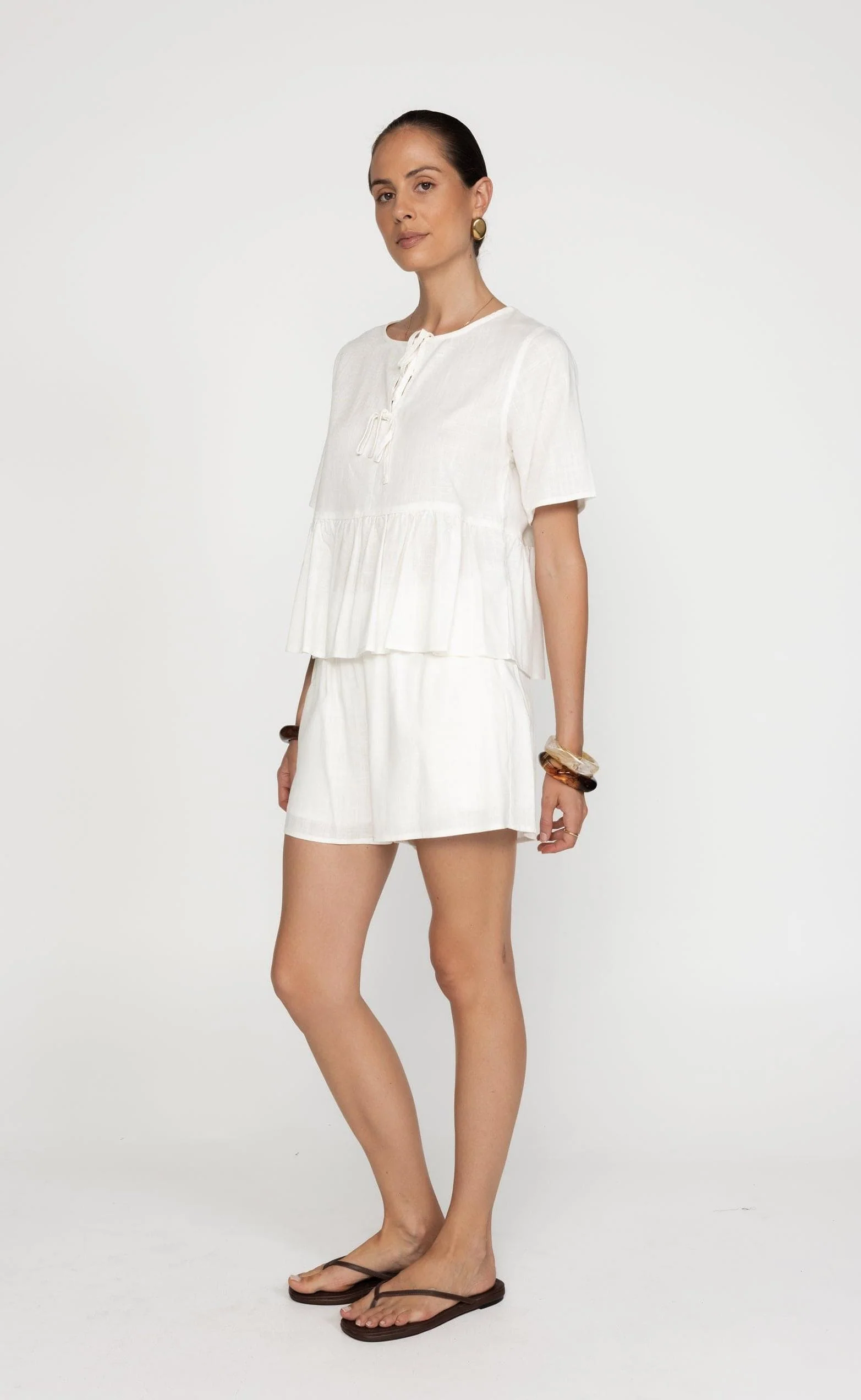 Rachel Shorts (White) - Image 8