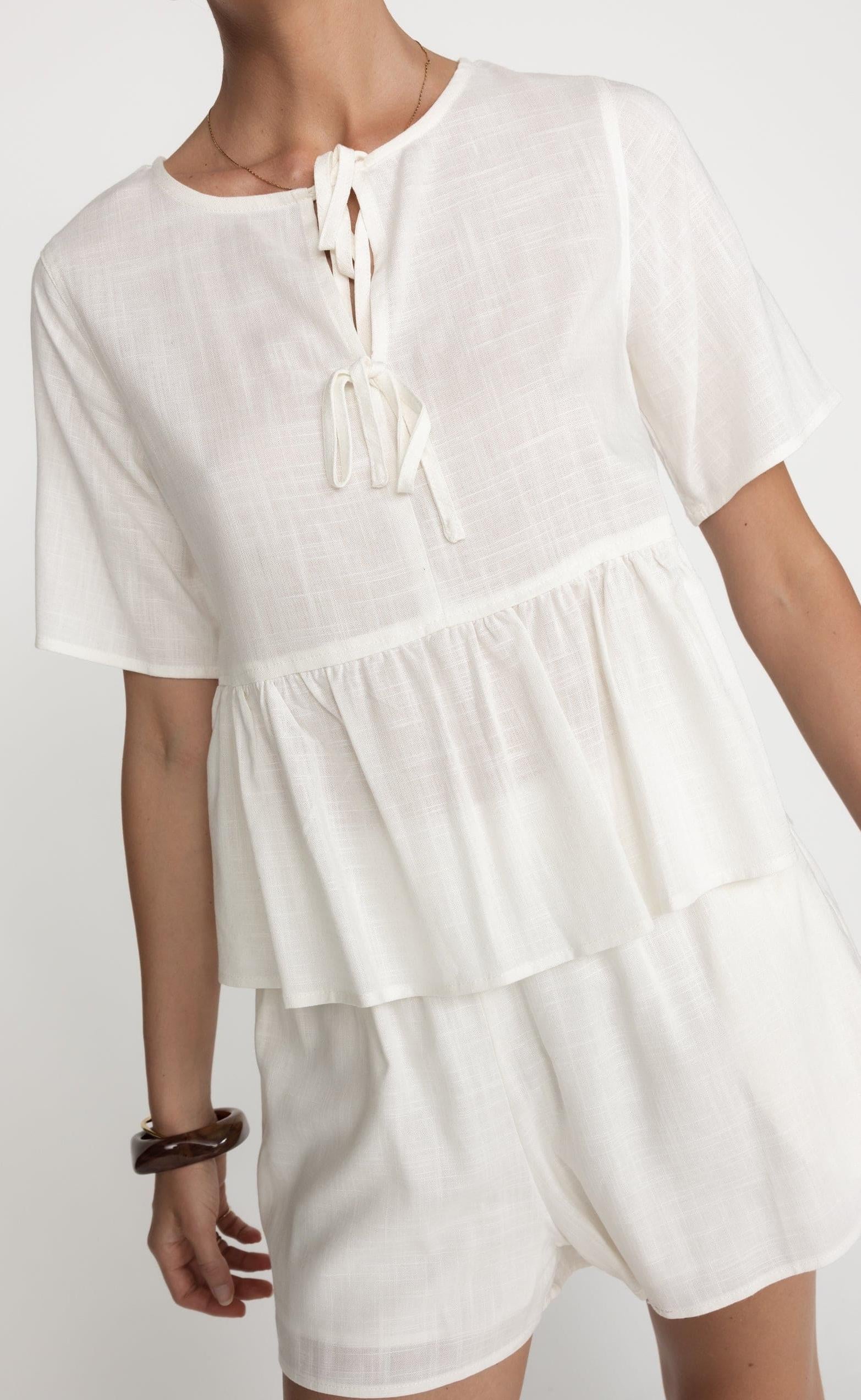 Rachel Shorts (White) - Image 9