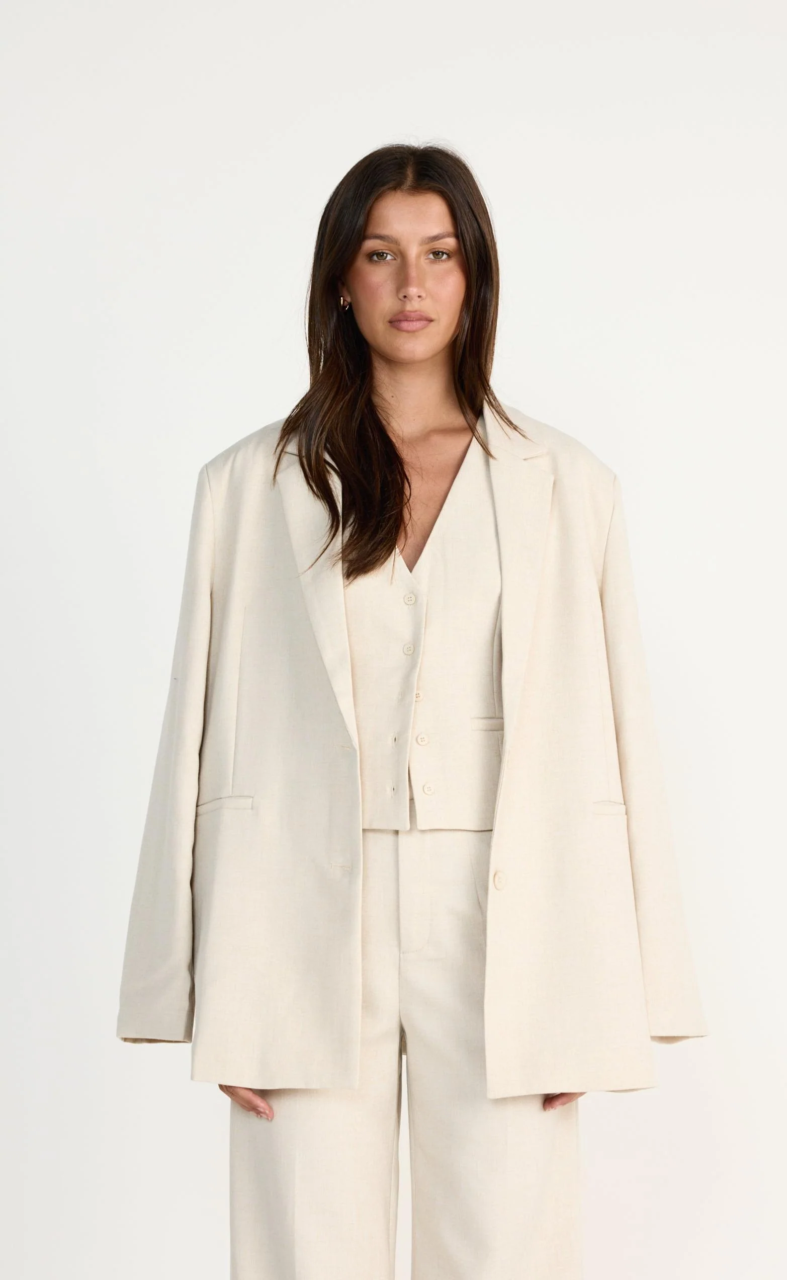 Reagan Blazer (Cream Marle) - Image 3
