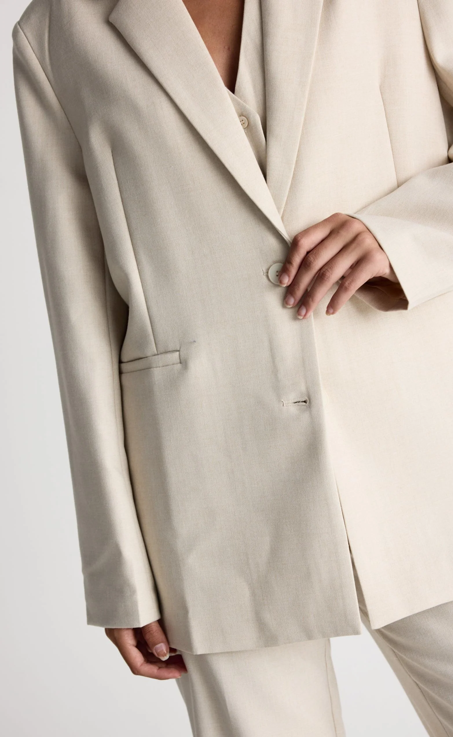 Reagan Blazer (Cream Marle) - Image 6