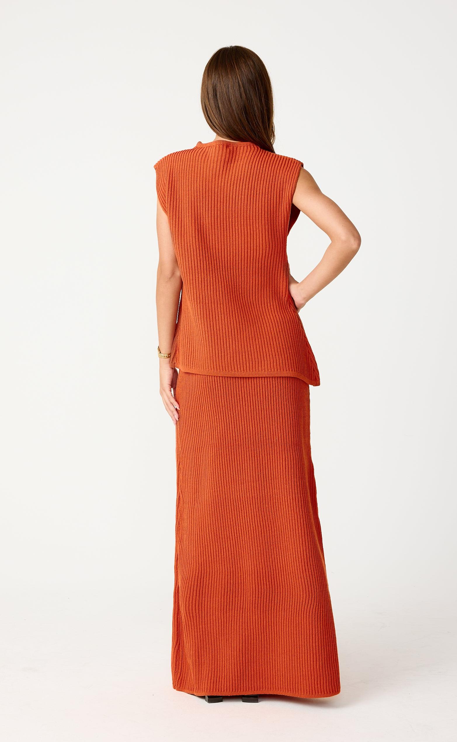 Reef Maxi Skirt (Papaya) - Image 2