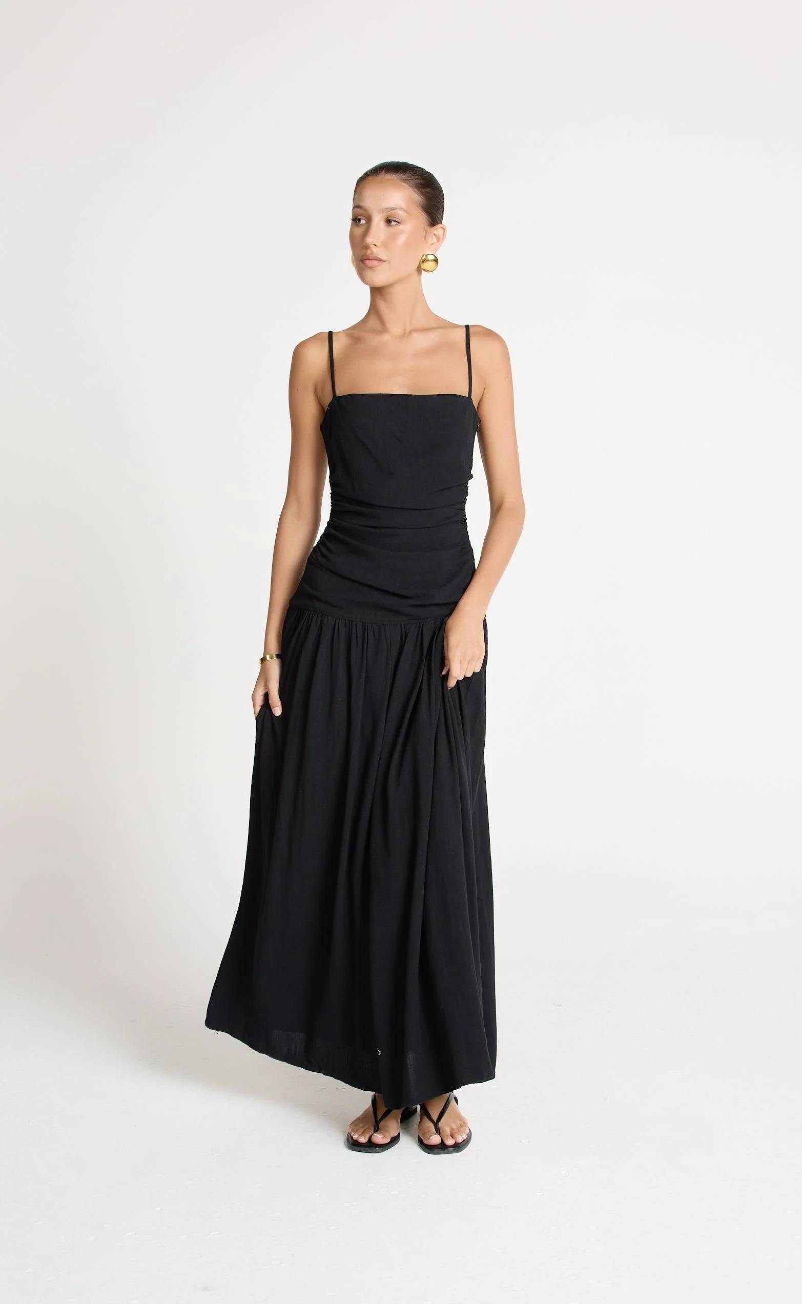Reese Maxi Dress (Black) - Image 4