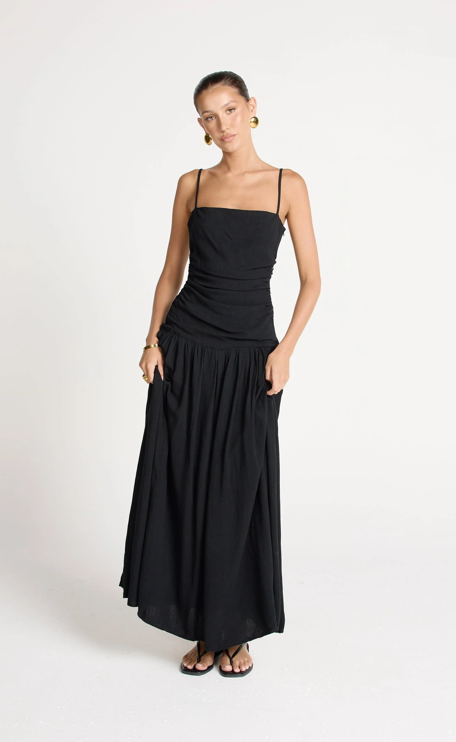 Reese Maxi Dress (Black) - Image 5