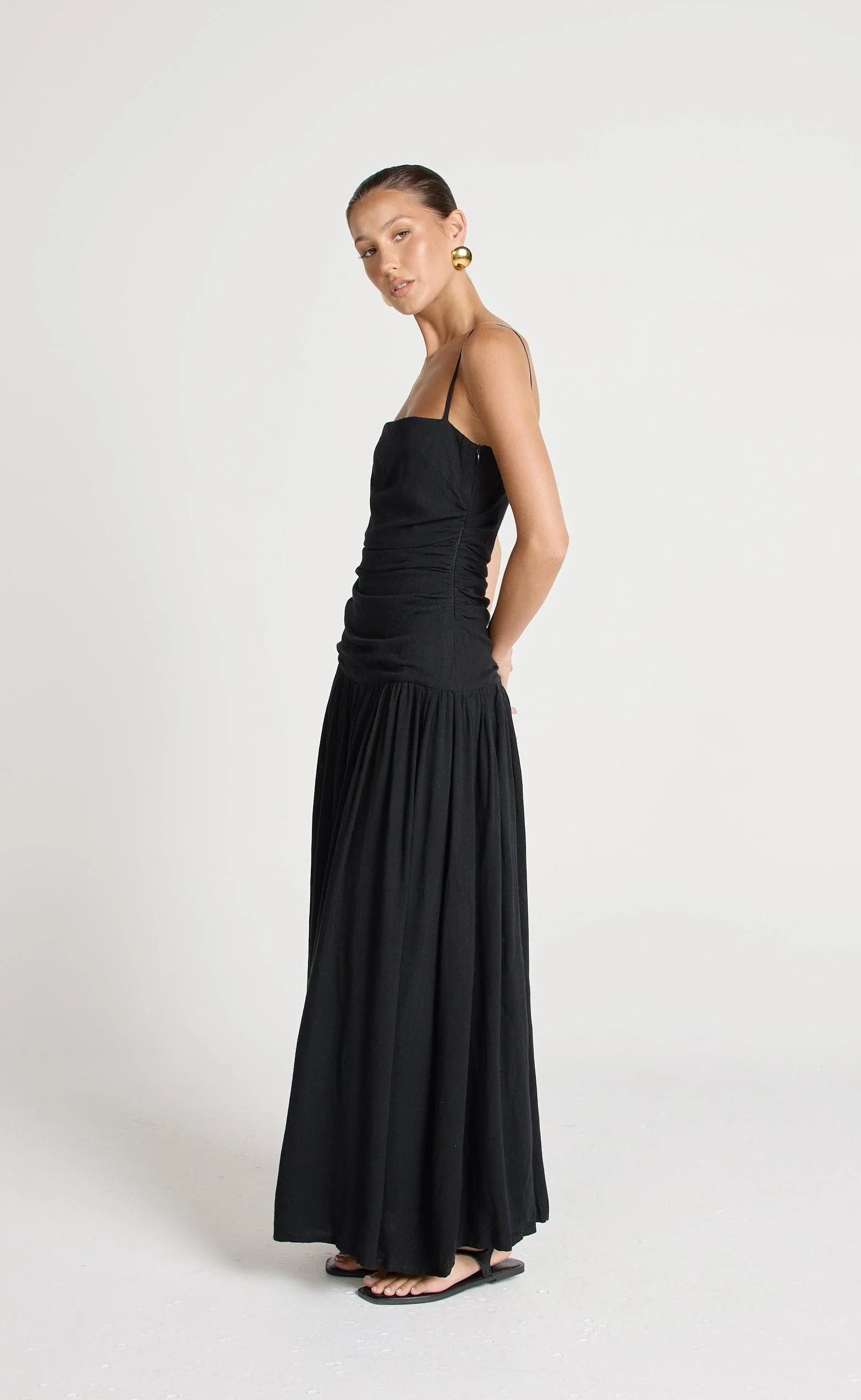 Reese Maxi Dress (Black) - Image 8