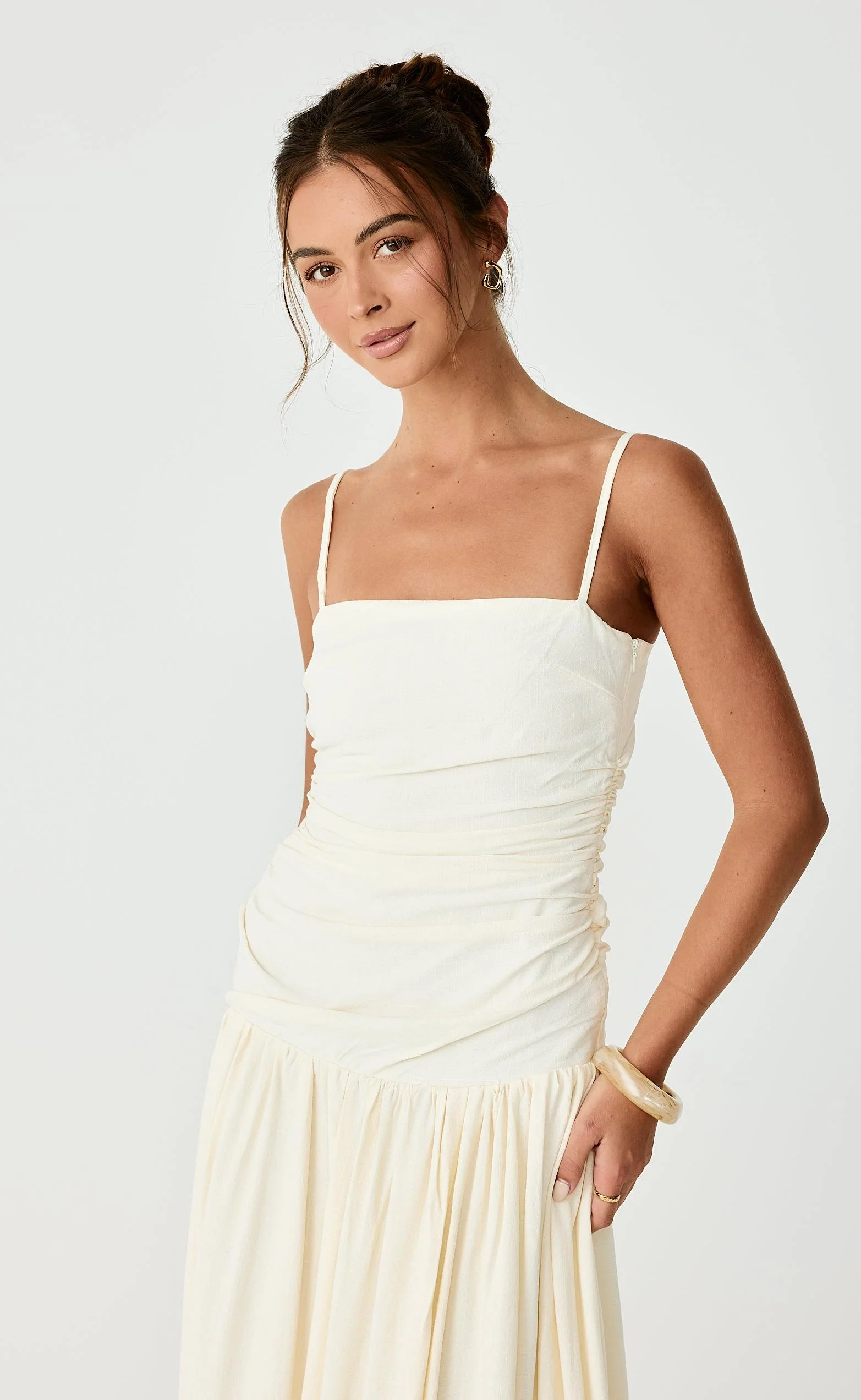 Reese Maxi Dress (Buttercream) - Image 5