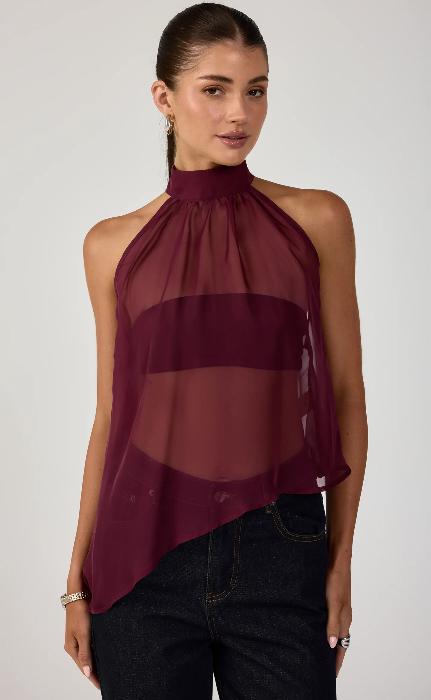 Rhodes Top (Plum) - Image 2
