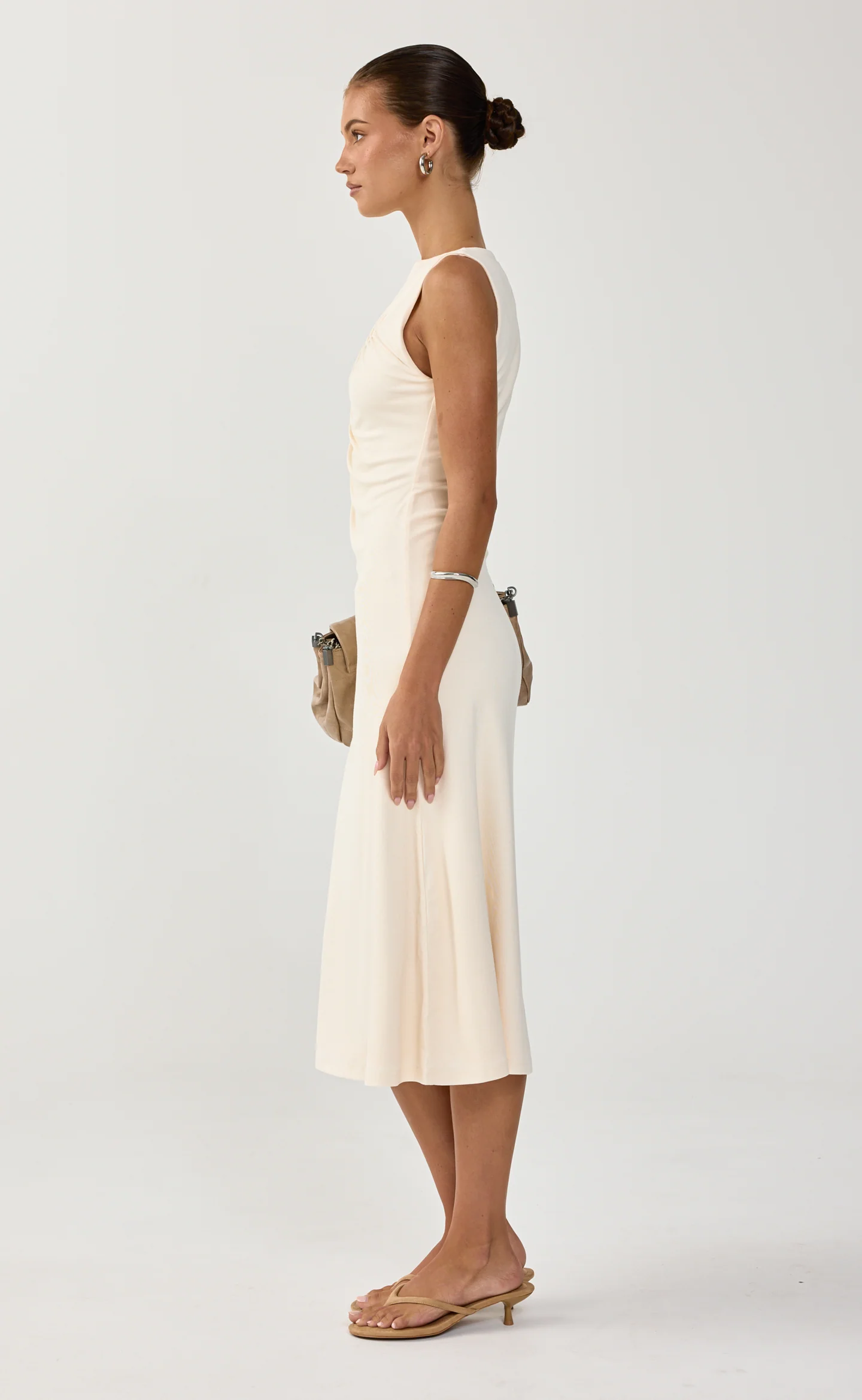 Ridlee Midi Dress (Oat) - Image 3