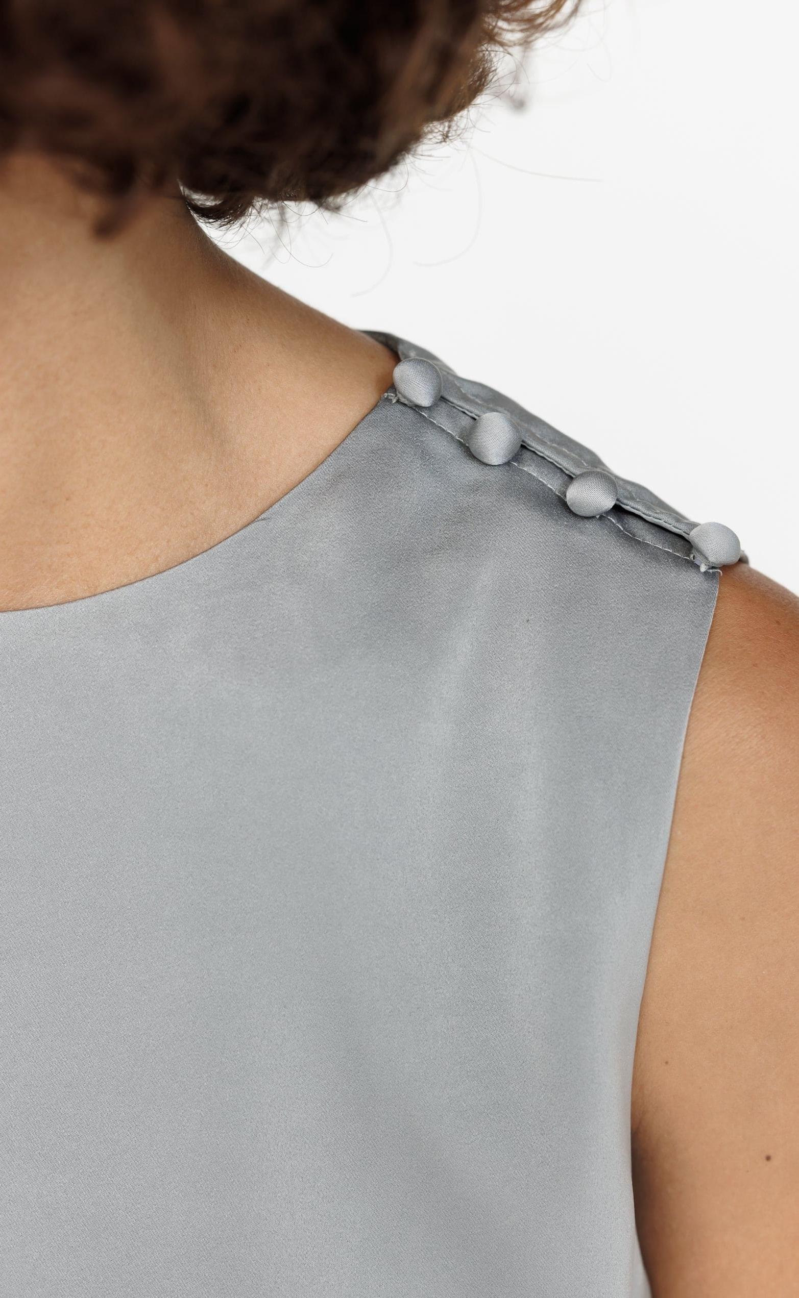 Rikke Mini Dress (Smokey Blue) - Image 10