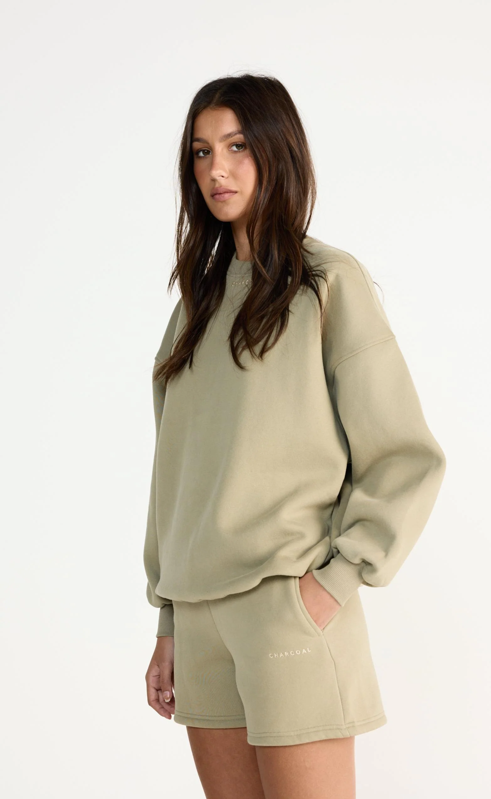 River Sweat Shorts (Matcha) - Image 5