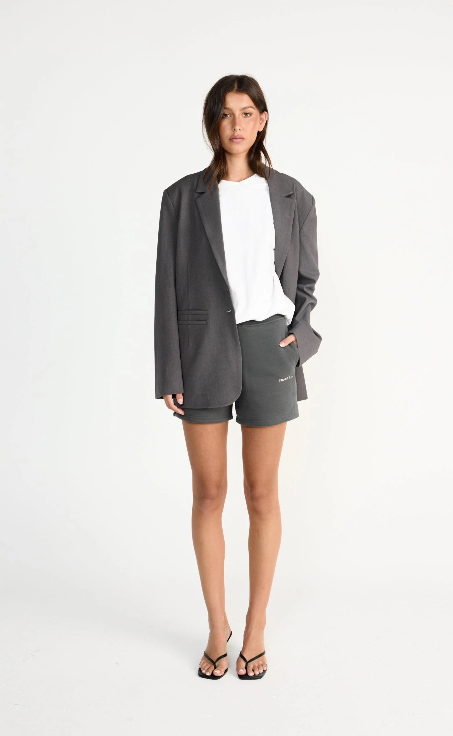 River Sweat Shorts (Slate) - Image 4