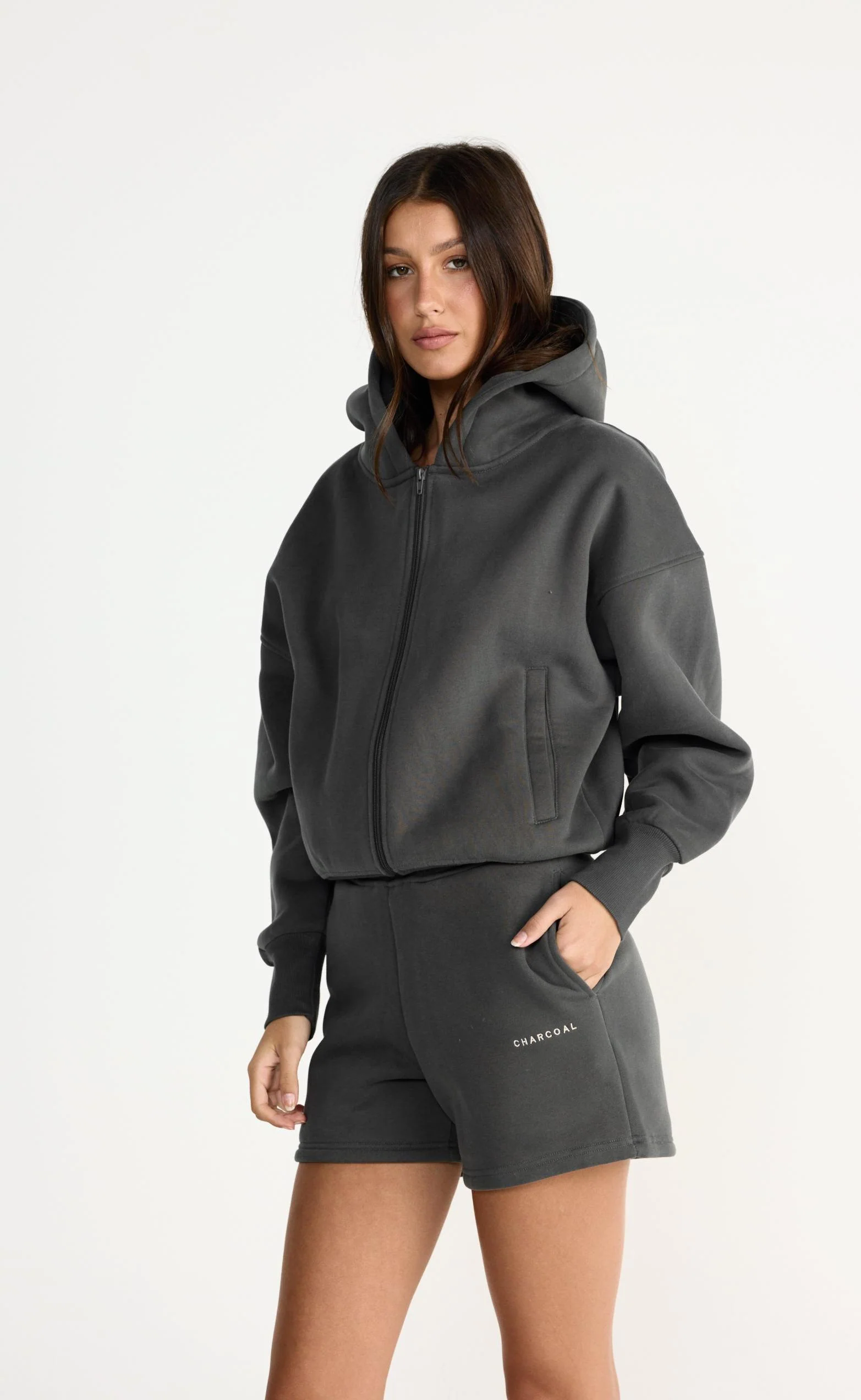 River Sweat Shorts (Slate) - Image 7