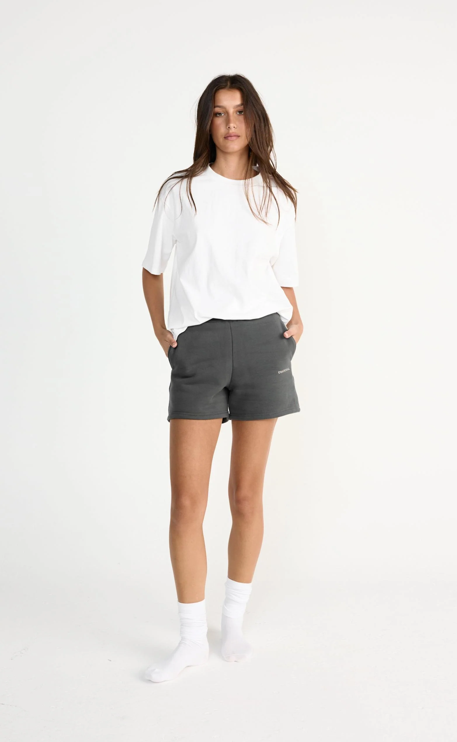 River Sweat Shorts (Slate) - Image 9
