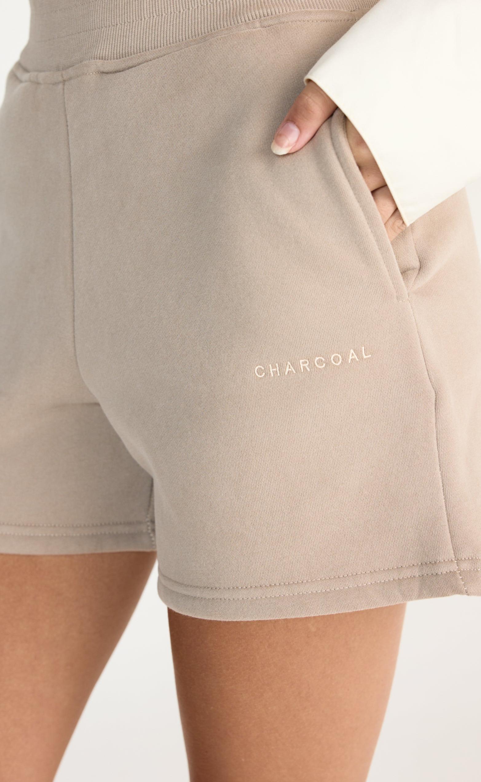 River Sweat Shorts (Stone) - Image 3