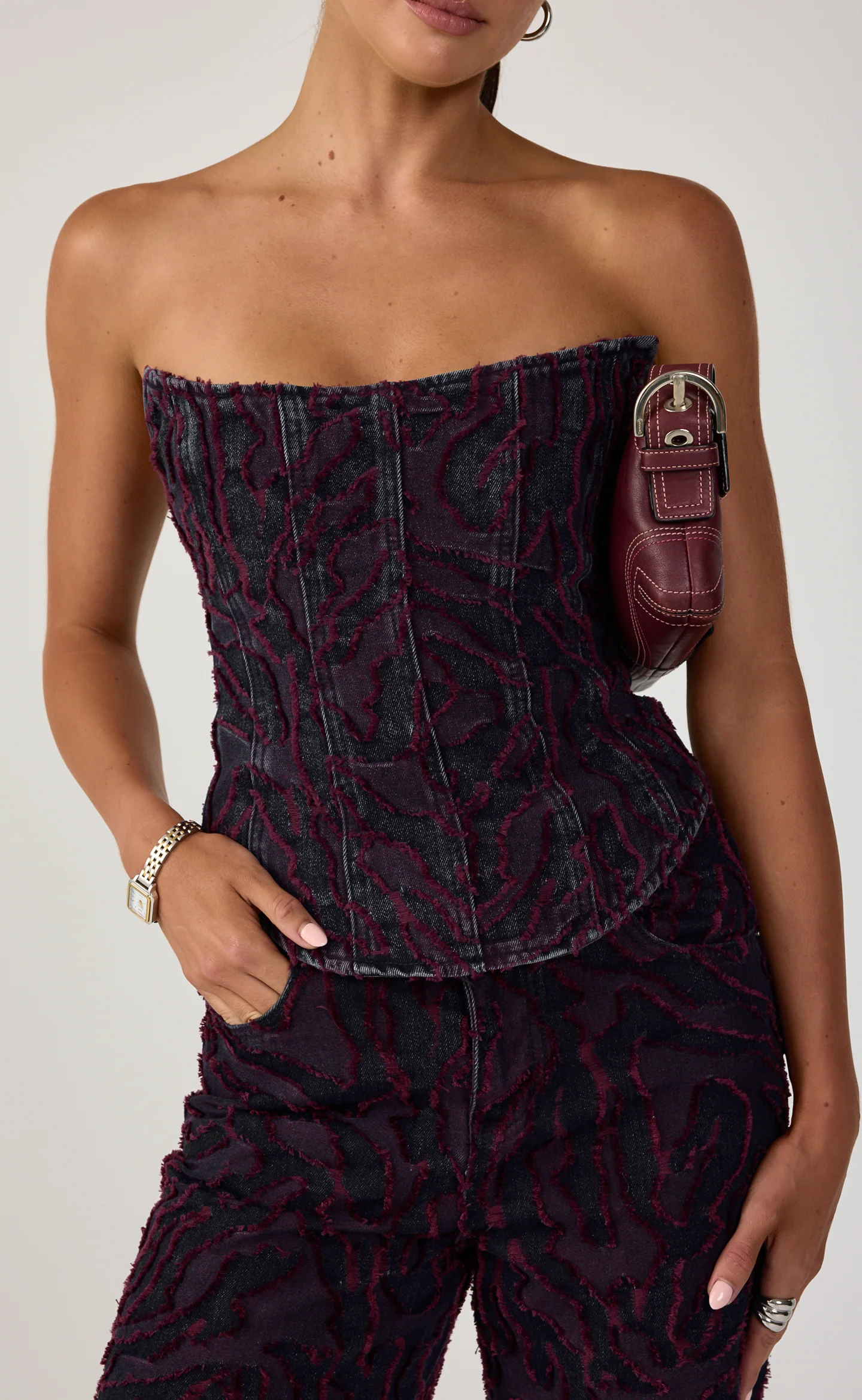 Rodeo Top (Textured Denim) - Image 5