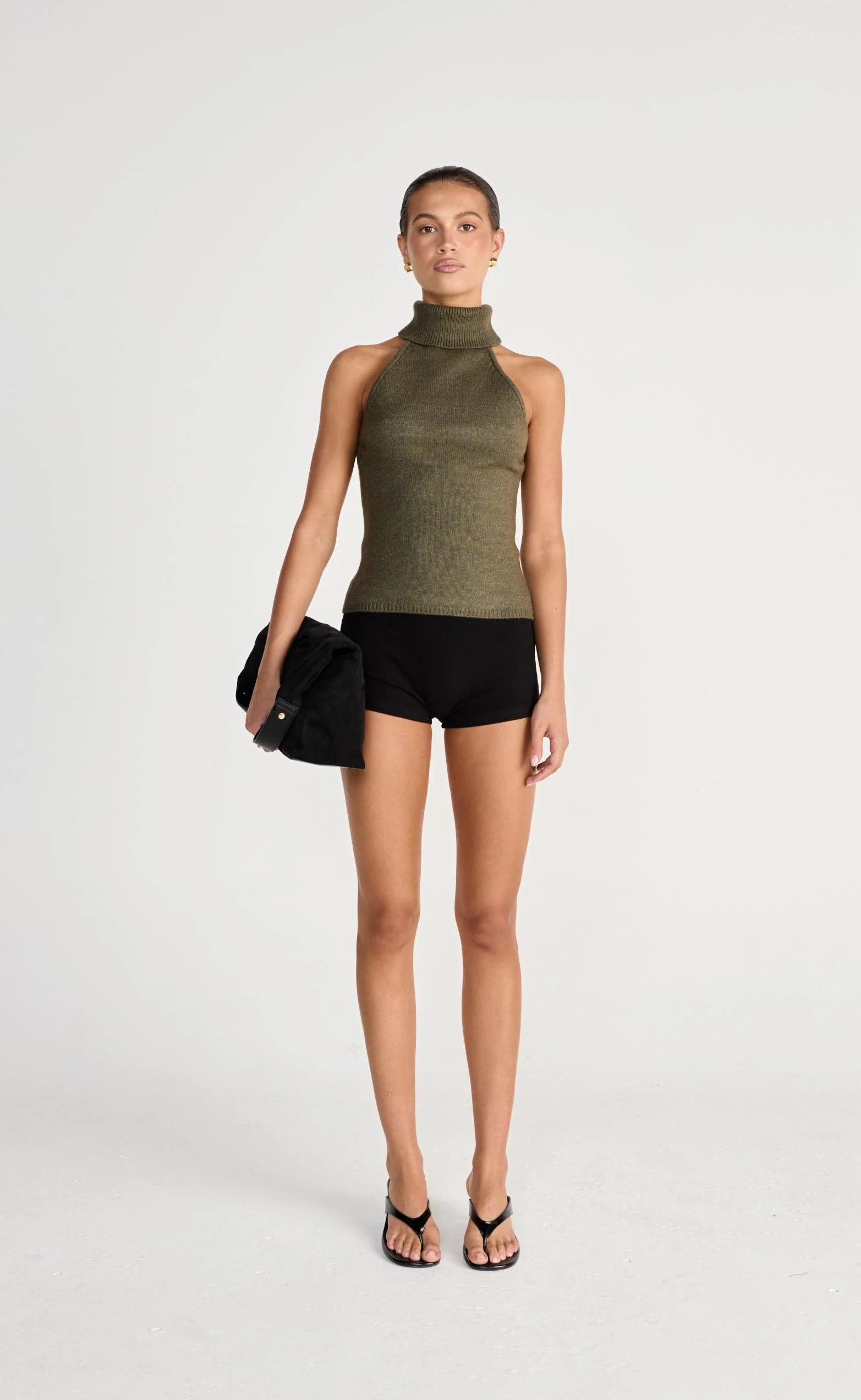 Rohana Turtle Neck (Moss) - Image 3